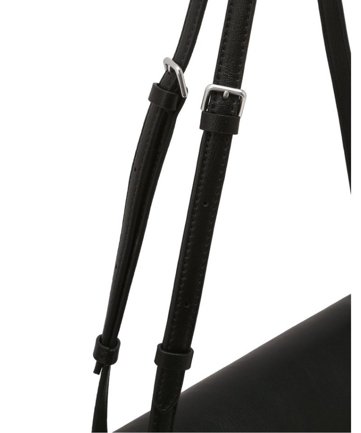 아떼 바네사브루노(ATHE VANESSABRUNO) [LEJOUR] 블랙 레더 르주르 숄더백 M AABA6F300BK