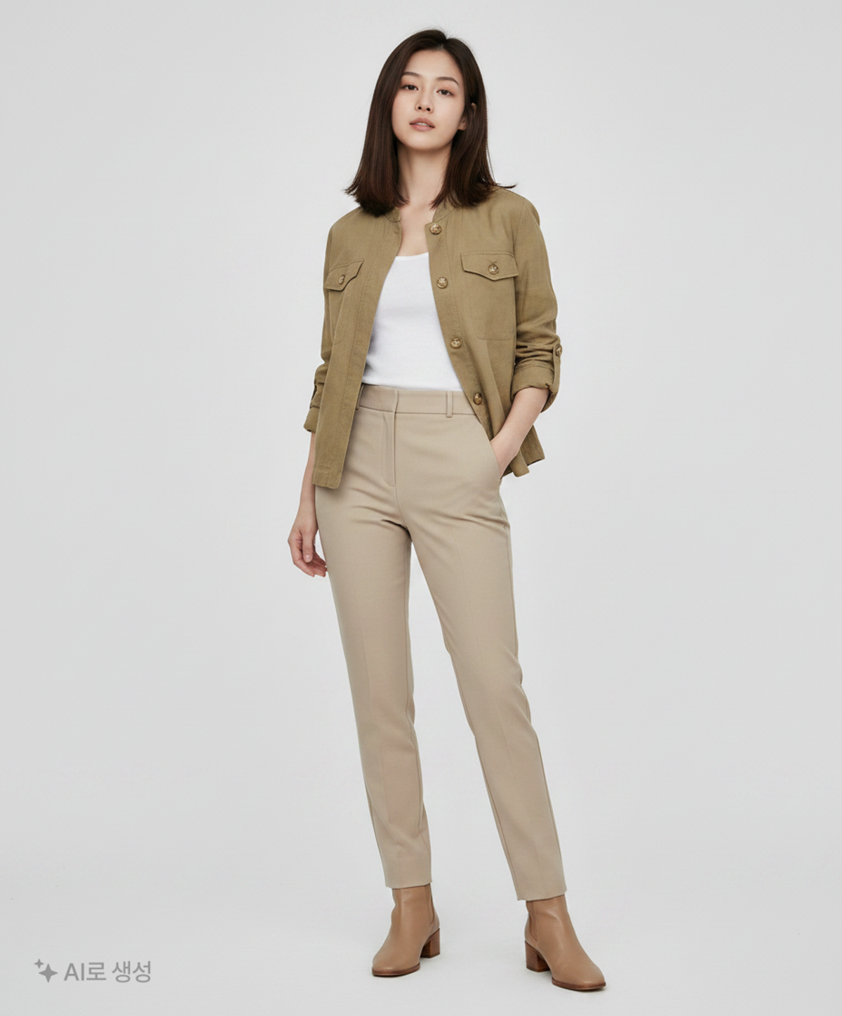 마시모두띠(Massimo dutti) 사파리/헌팅 재킷 XS