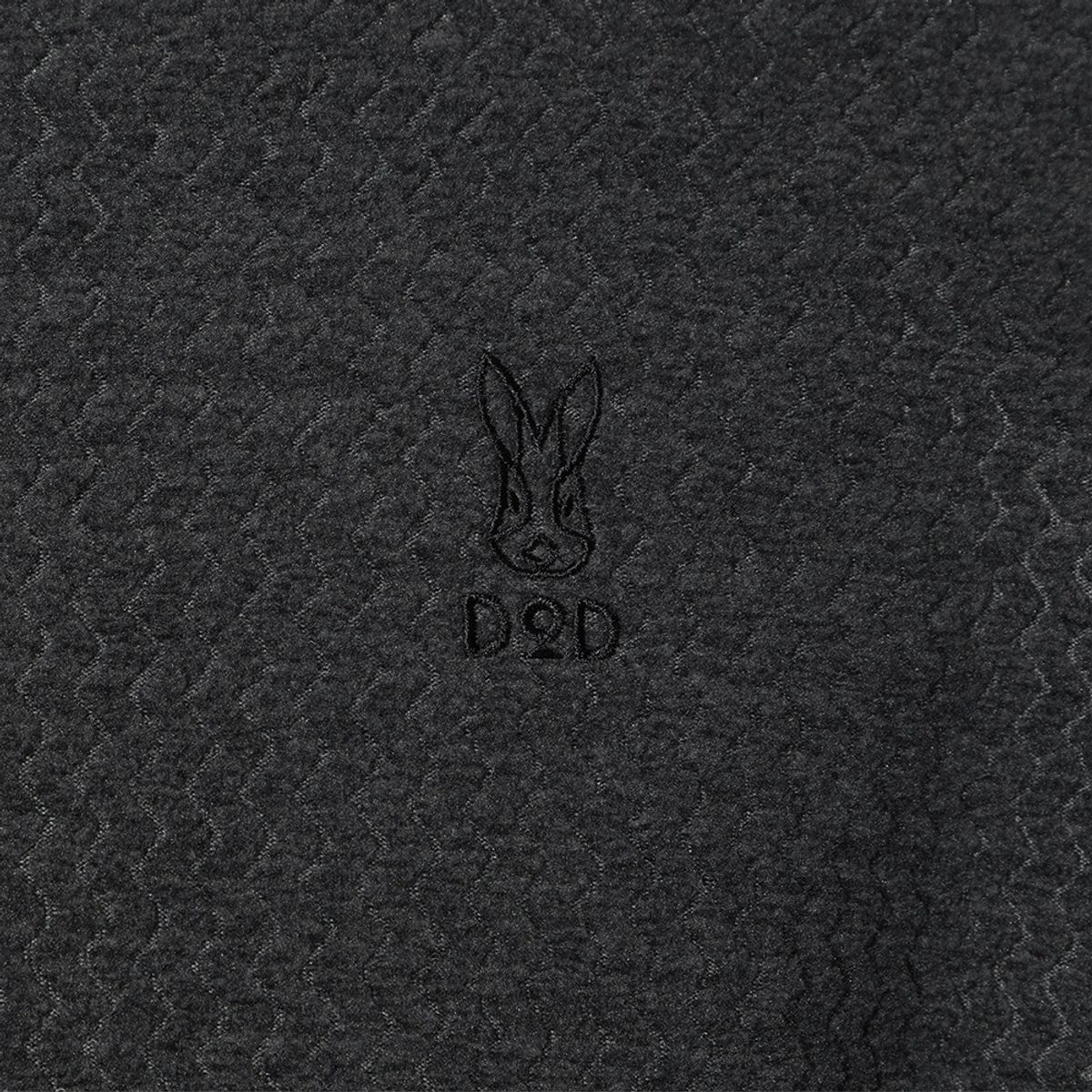 디오디(DOD) 웨이브 플리스 후드 풀오버(CHARCOAL)