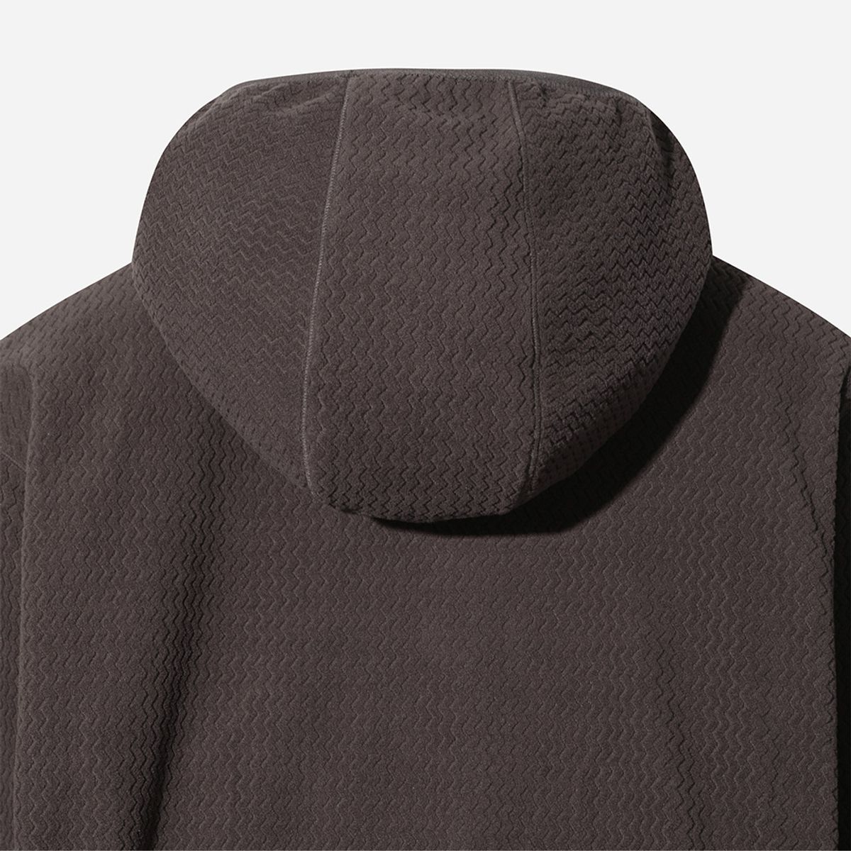 디오디(DOD) 웨이브 플리스 후드 풀오버(BROWN)