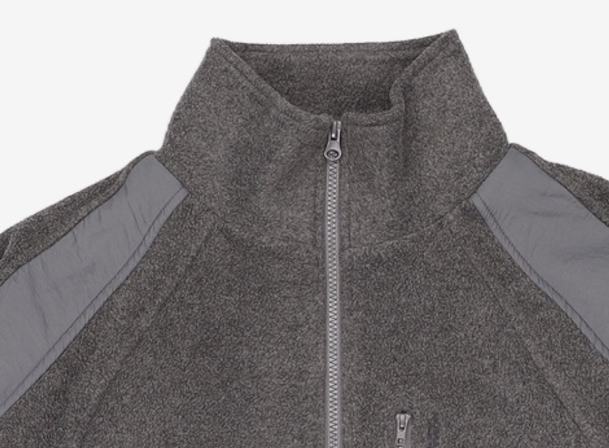 노매뉴얼(NOMANUAL) T.S FLEECE JACKET - CHARCOAL XL
