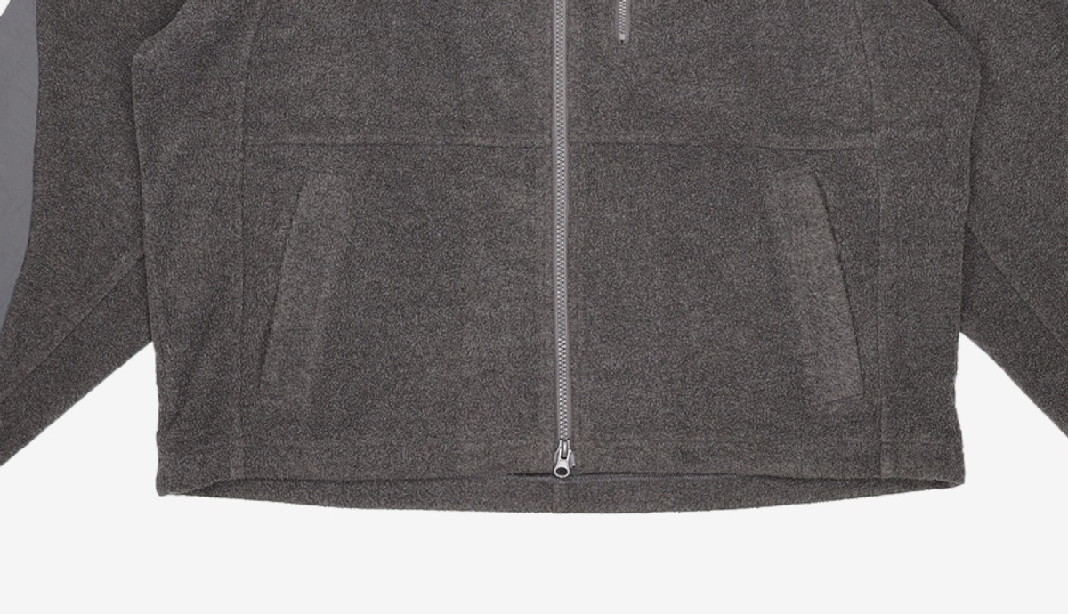 노매뉴얼(NOMANUAL) T.S FLEECE JACKET - CHARCOAL XL