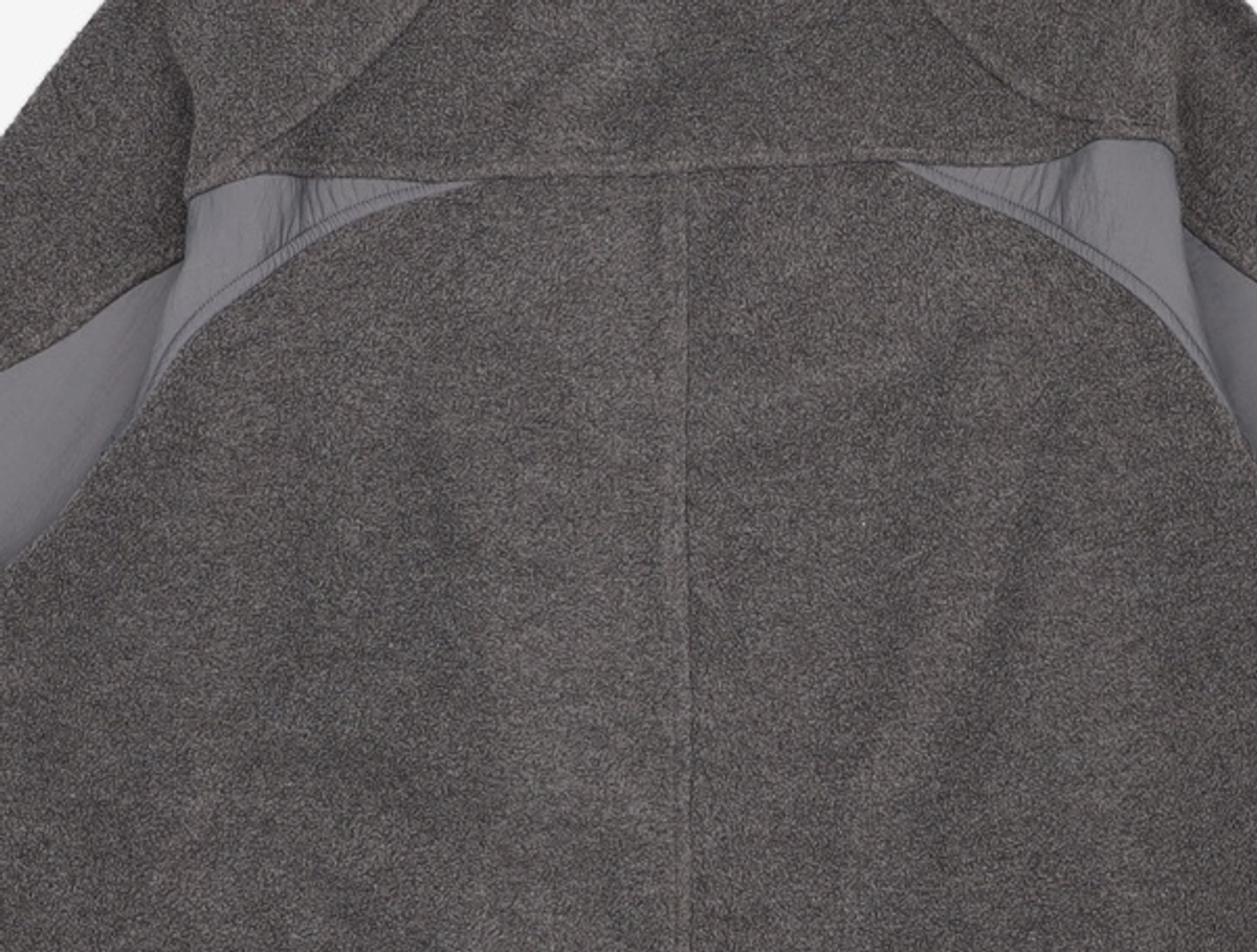 노매뉴얼(NOMANUAL) T.S FLEECE JACKET - CHARCOAL XL