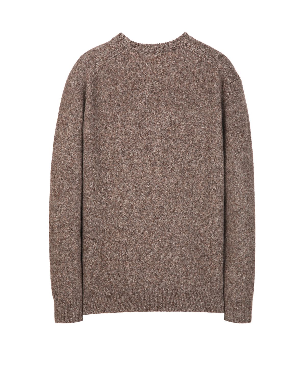 질스튜어트뉴욕 맨(JILLSTUART NEWYORK MEN) 울블렌드 브러쉬드 니트 - 브라운 (JNSW6D307W2)