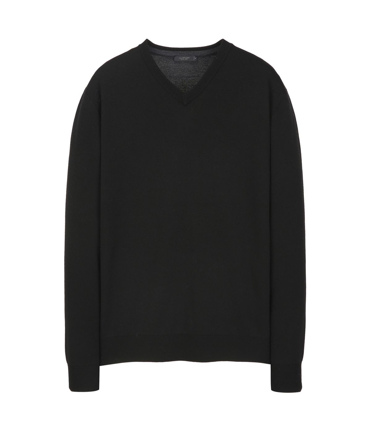 질스튜어트뉴욕 맨(JILLSTUART NEWYORK MEN) V넥 셋업 풀오버 - 블랙 (JNSW6D181BK)