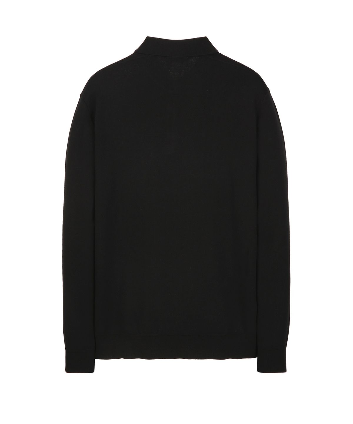 질스튜어트뉴욕 맨(JILLSTUART NEWYORK MEN) 카라 롱슬리브 니트 - 블랙 (JNSW6D102BK)