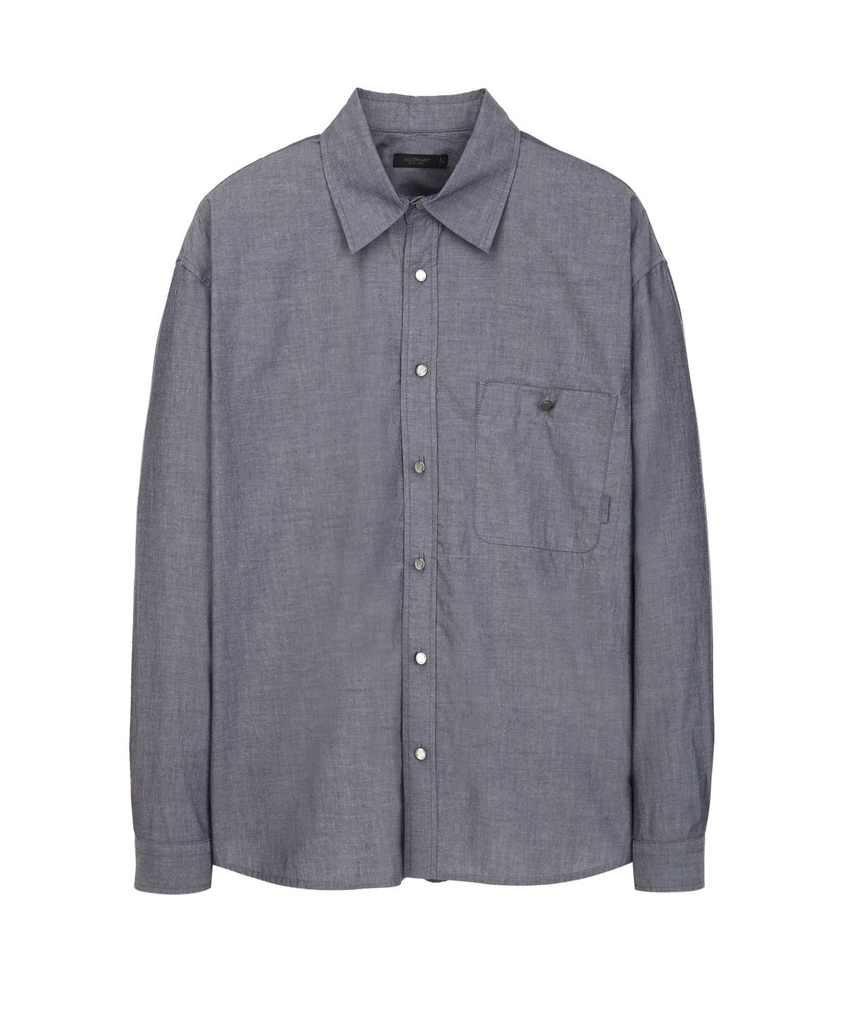 질스튜어트뉴욕 맨(JILLSTUART NEWYORK MEN) 샴브레이 데님라이크 셔츠 - 네이비 (JNSH6C003N2)
