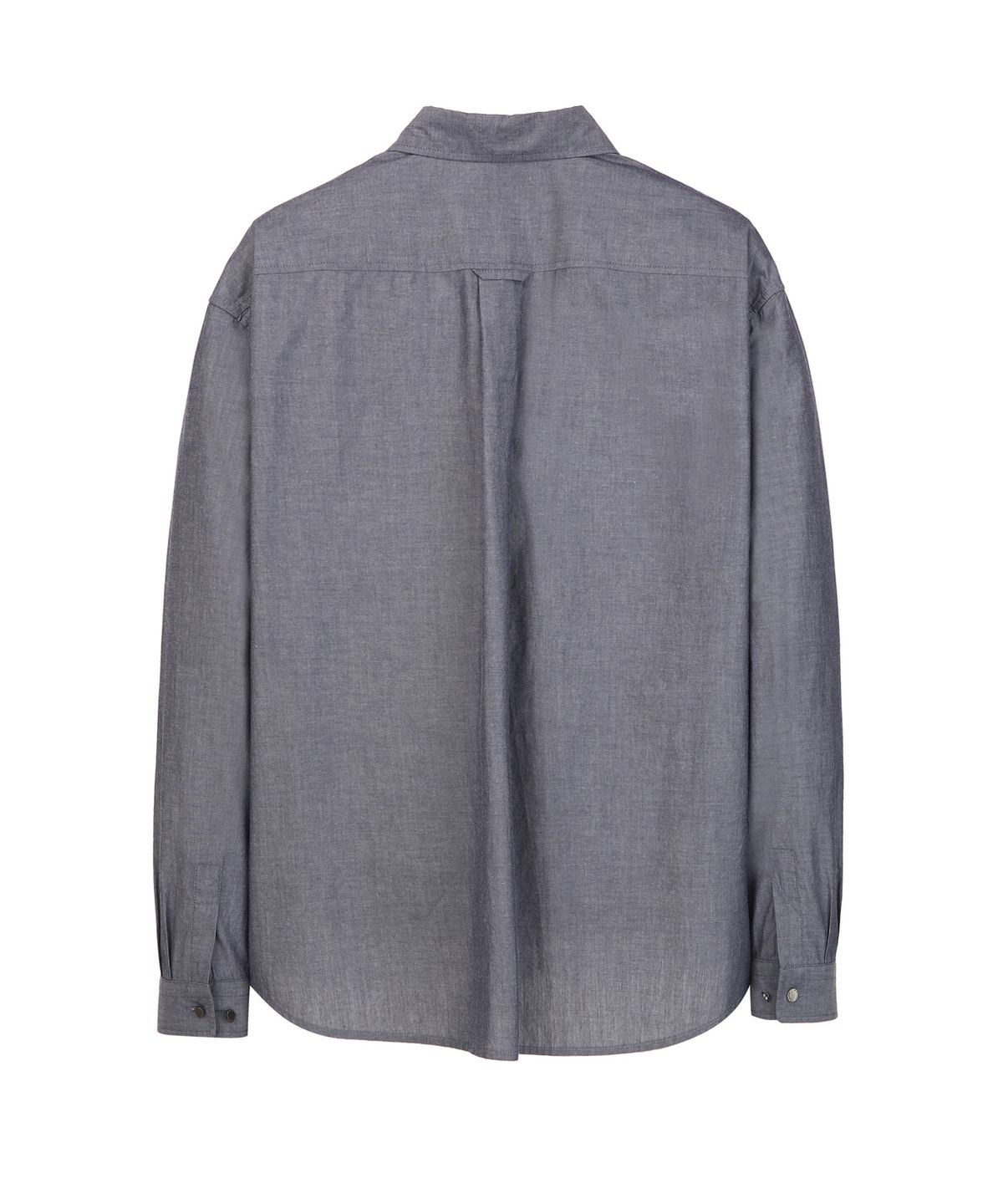 질스튜어트뉴욕 맨(JILLSTUART NEWYORK MEN) 샴브레이 데님라이크 셔츠 - 네이비 (JNSH6C003N2)
