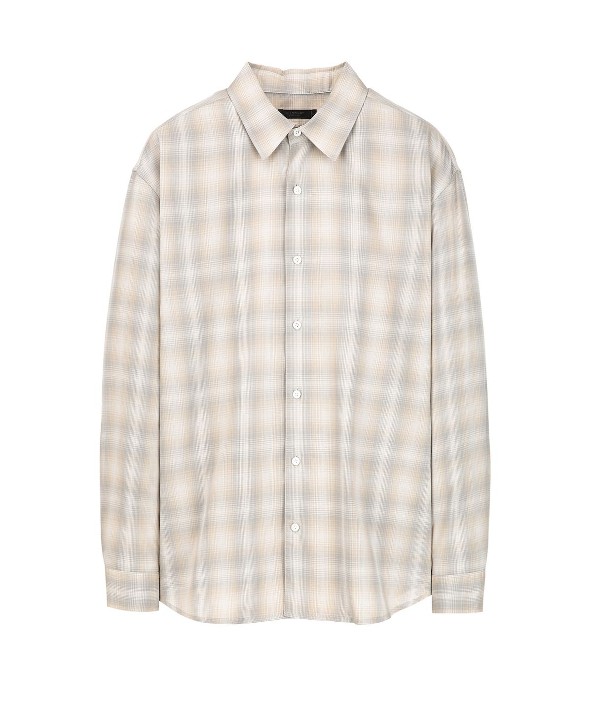 질스튜어트뉴욕 맨(JILLSTUART NEWYORK MEN) 옴브레 체크 셔츠 - 라이트베이지 (JNSH6C004I1)