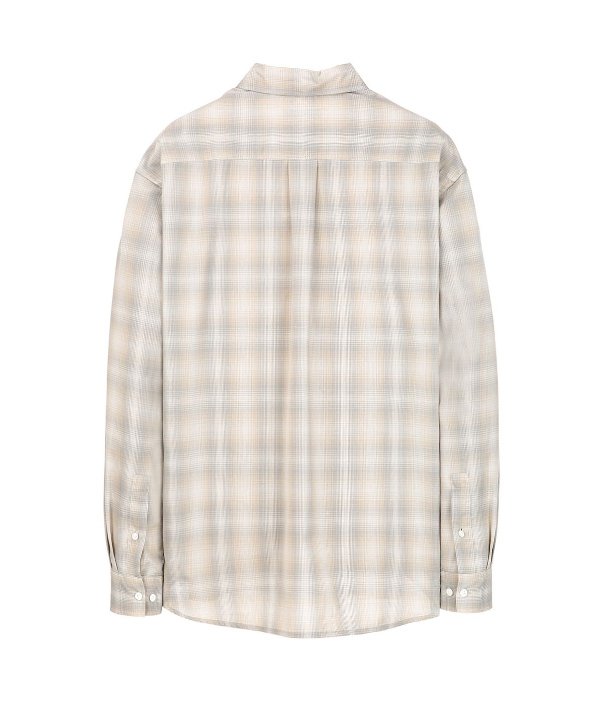 질스튜어트뉴욕 맨(JILLSTUART NEWYORK MEN) 옴브레 체크 셔츠 - 라이트베이지 (JNSH6C004I1)