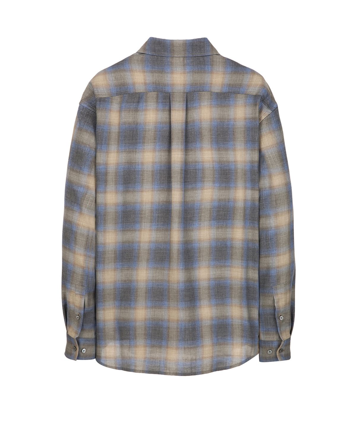 질스튜어트뉴욕 맨(JILLSTUART NEWYORK MEN) 옴브레 체크 셔츠 - 인디고블루 (JNSH6C005B3)