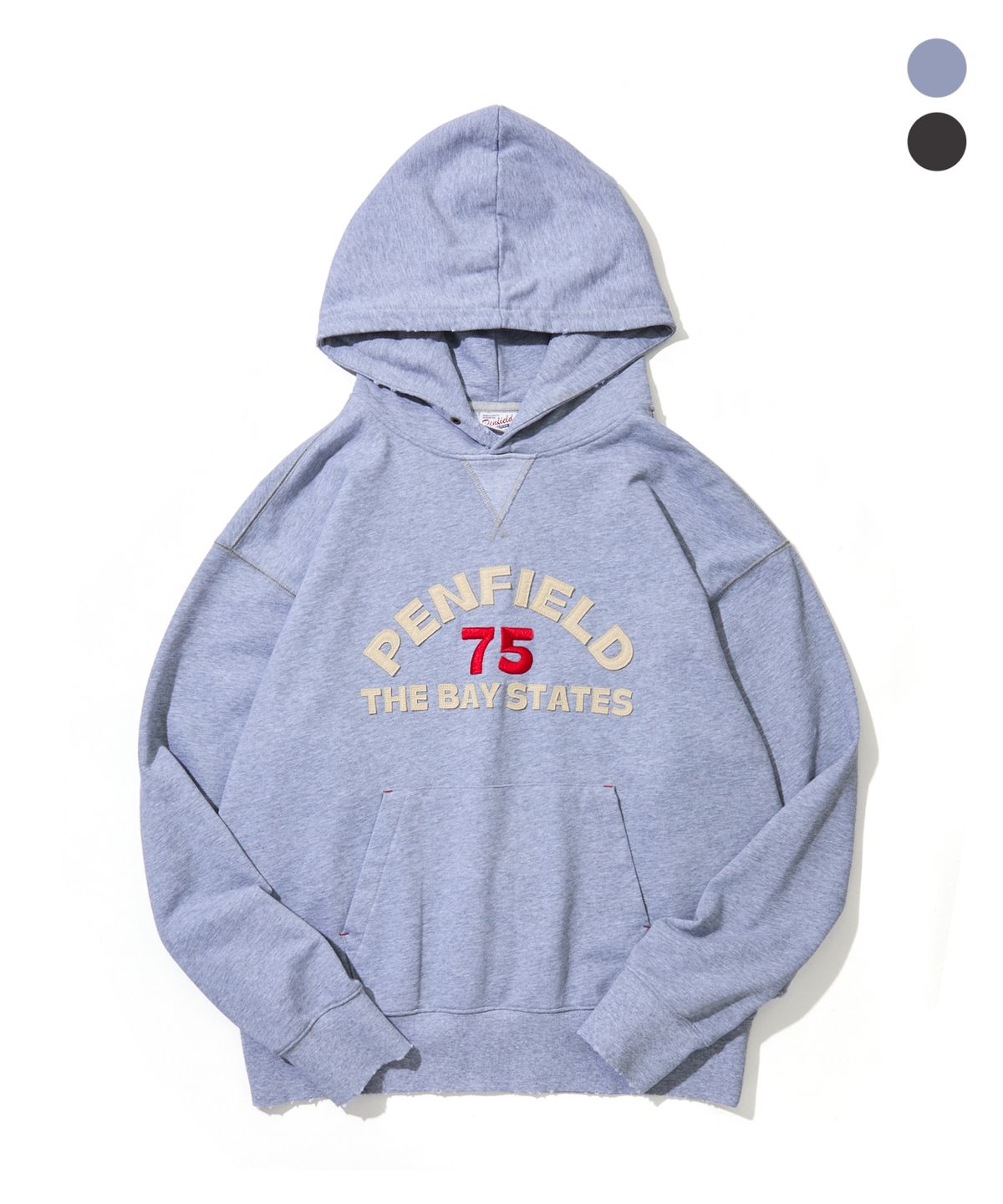 펜필드(PENFIELD) [PF]베이스테이트 아플리케 스웨트 후드_FS3KH30U