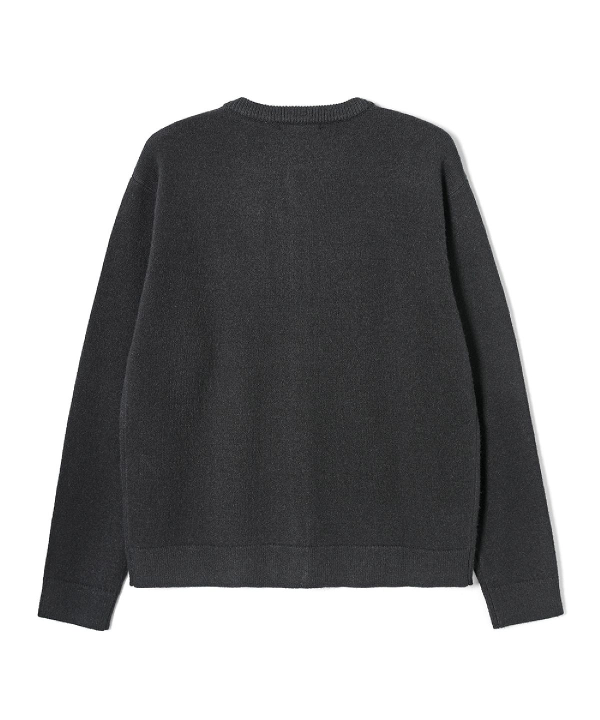 애드호크(ADHOC) 남성 베이직 라운드 카디건 (BLACK) (HC9GD01)