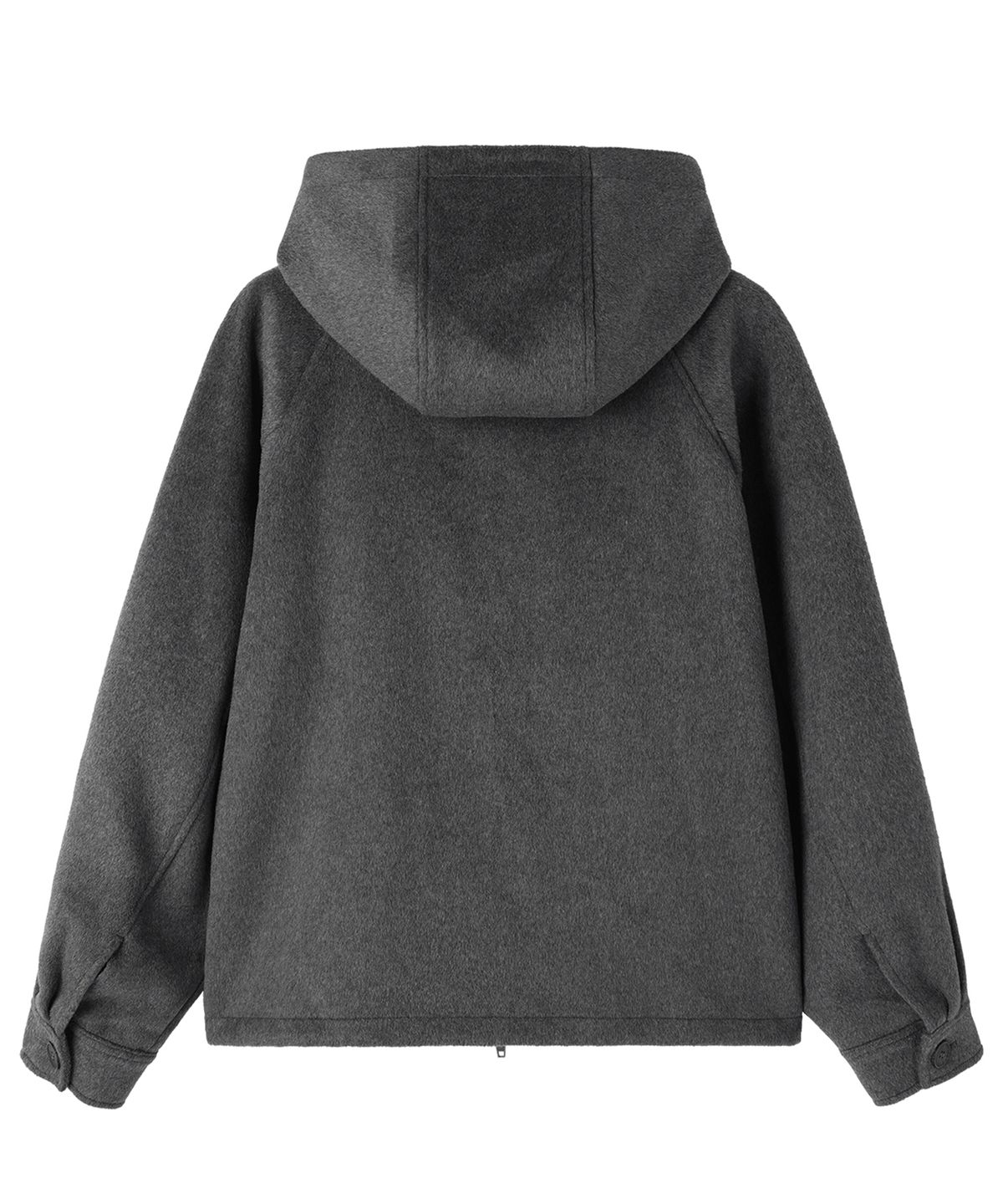 오픈야드(오와이)(OPENYARD(OY)) HOODED TOGGLE SHORT COAT - GREY