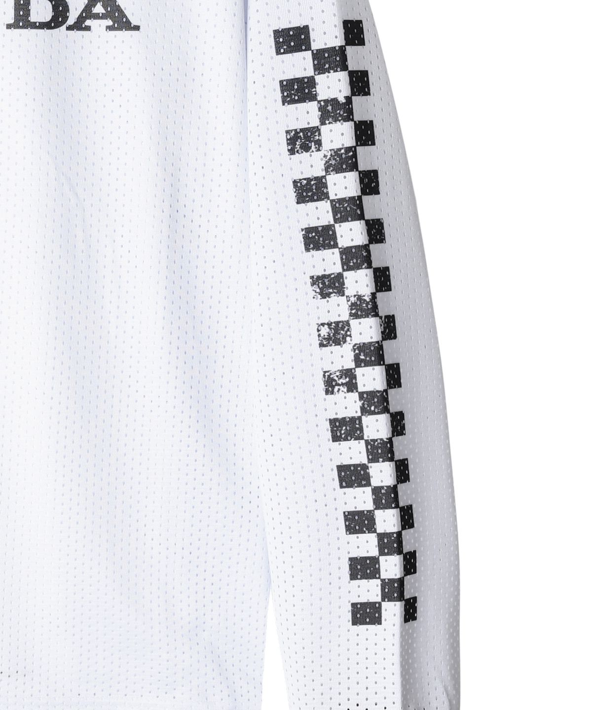 핍스 모터사이클(PHYPS MOTORCYCLE) Checkerboard Moto Jersey White