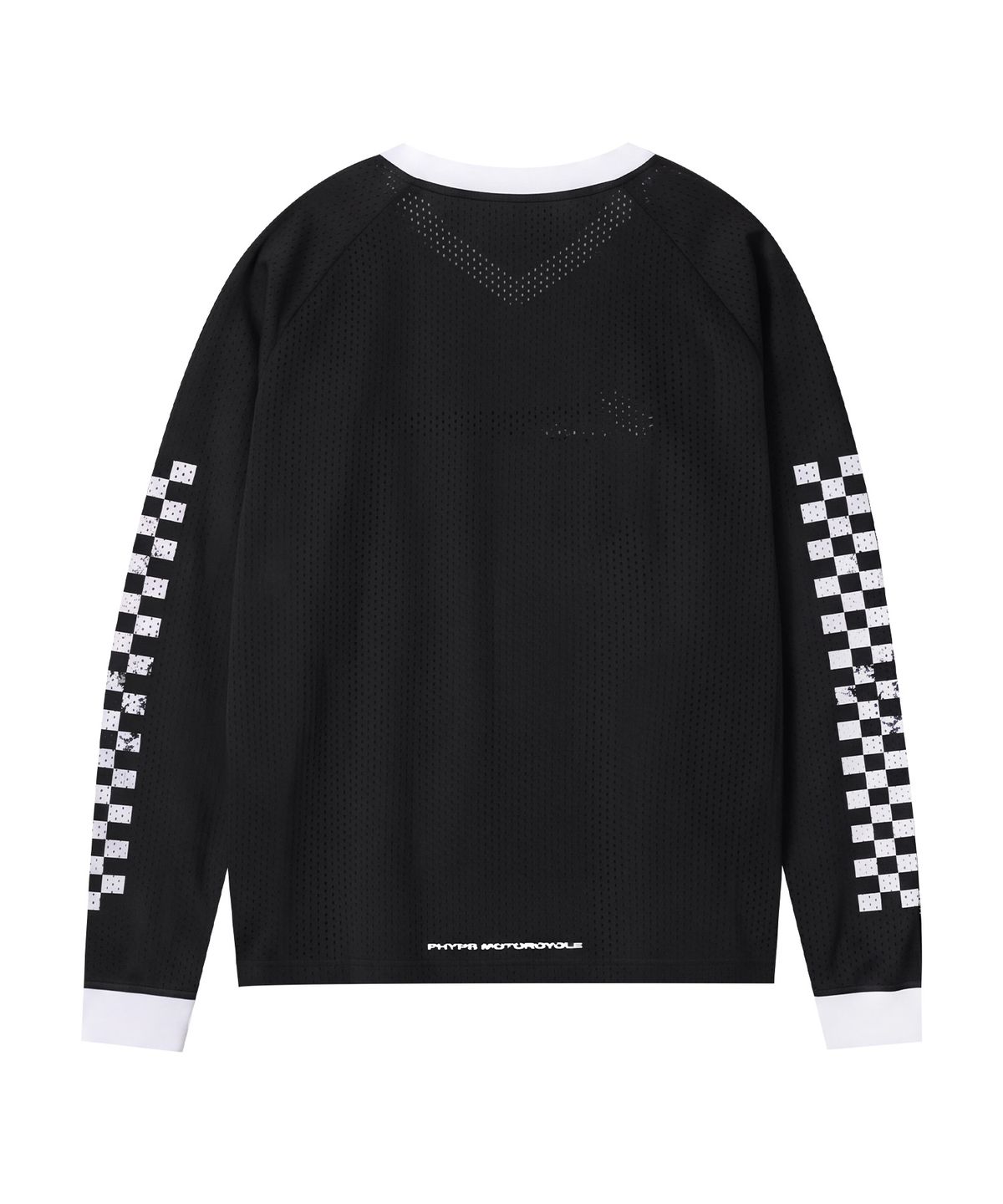 핍스 모터사이클(PHYPS MOTORCYCLE) Checkerboard Moto Jersey Black
