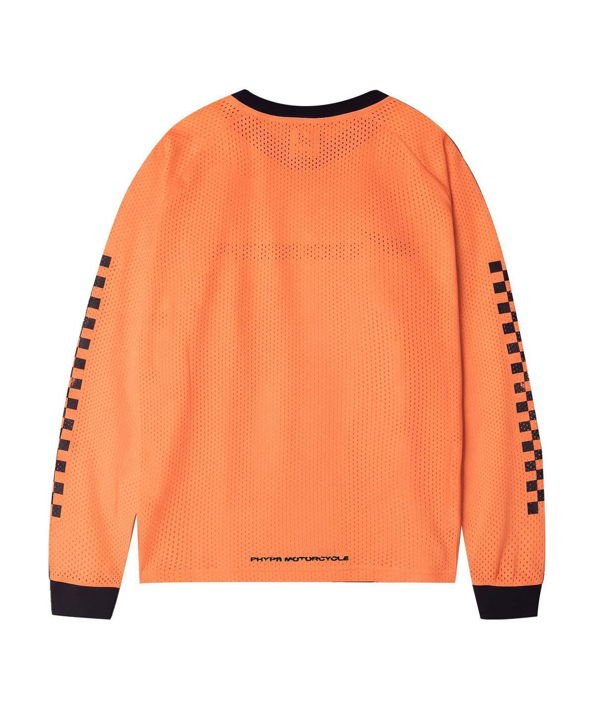 핍스 모터사이클(PHYPS MOTORCYCLE) Checkerboard Moto Jersey Orange