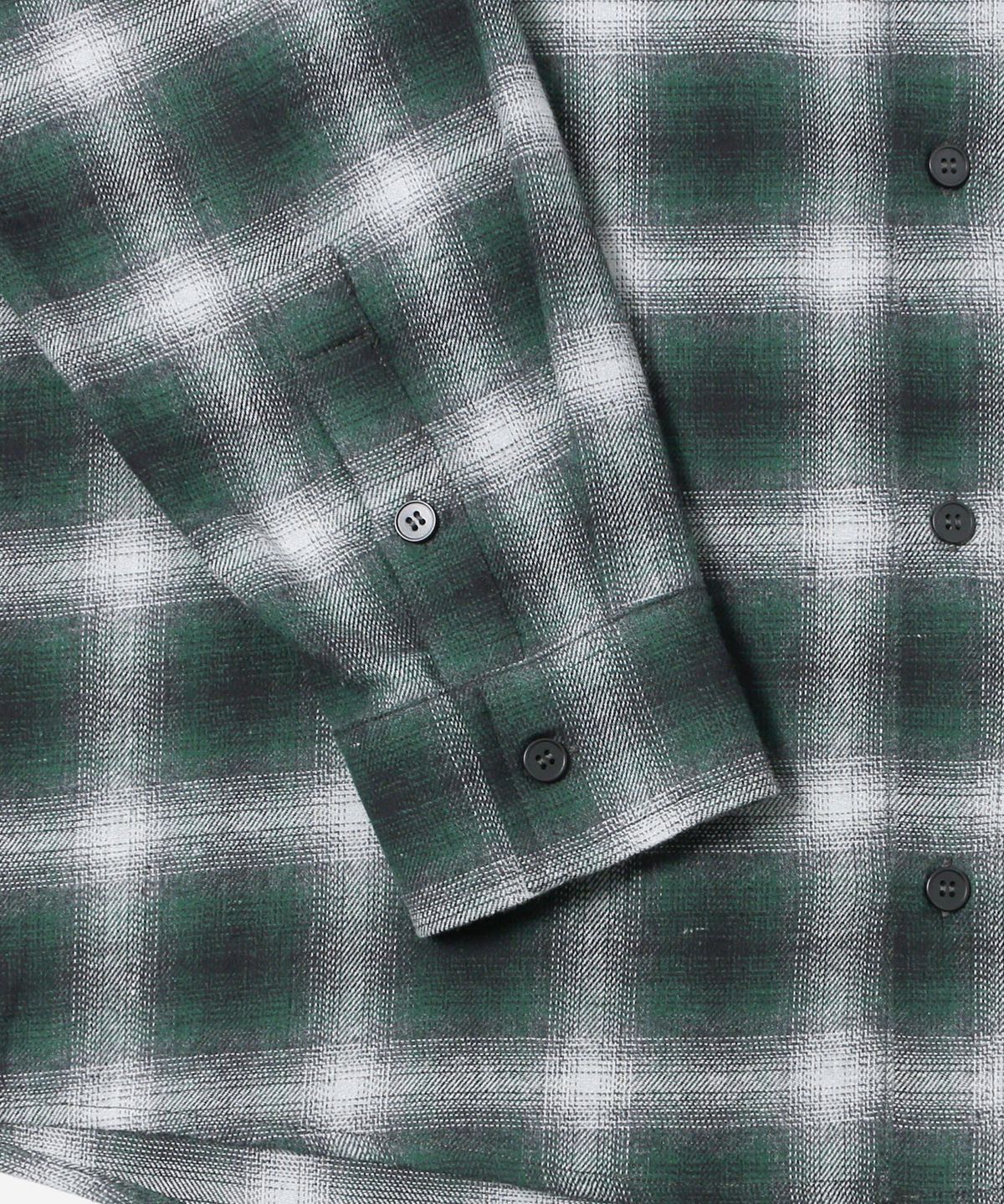 애드호크(ADHOC) 남성 원포켓 체크 긴팔 셔츠 (GREEN) (HC9LS06)