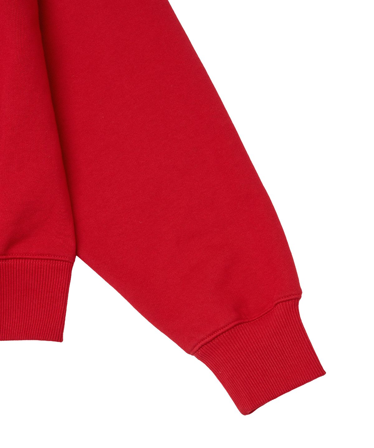 핍스 모터사이클(PHYPS MOTORCYCLE) Women Boucle Logo Hoodie Zipup Red