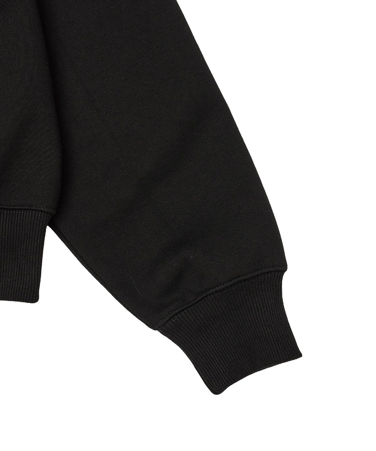 핍스 모터사이클(PHYPS MOTORCYCLE) Women Boucle Logo Hoodie Zipup Black