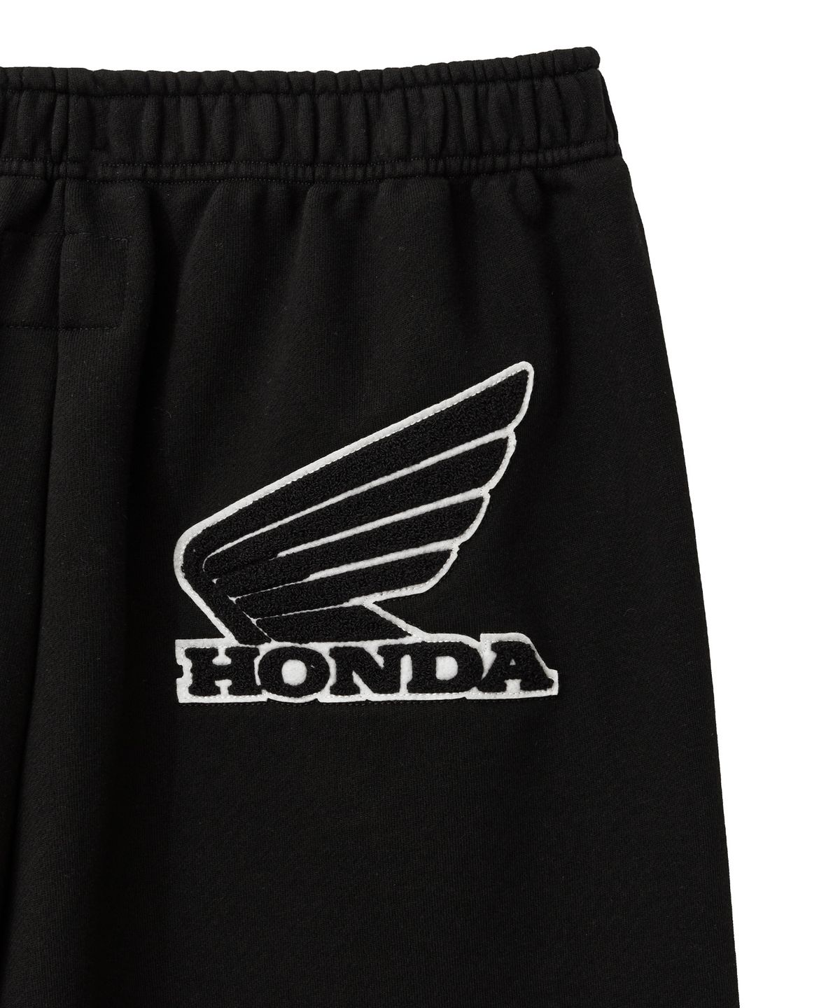 핍스 모터사이클(PHYPS MOTORCYCLE) Boucle Patch Sweatpants Black