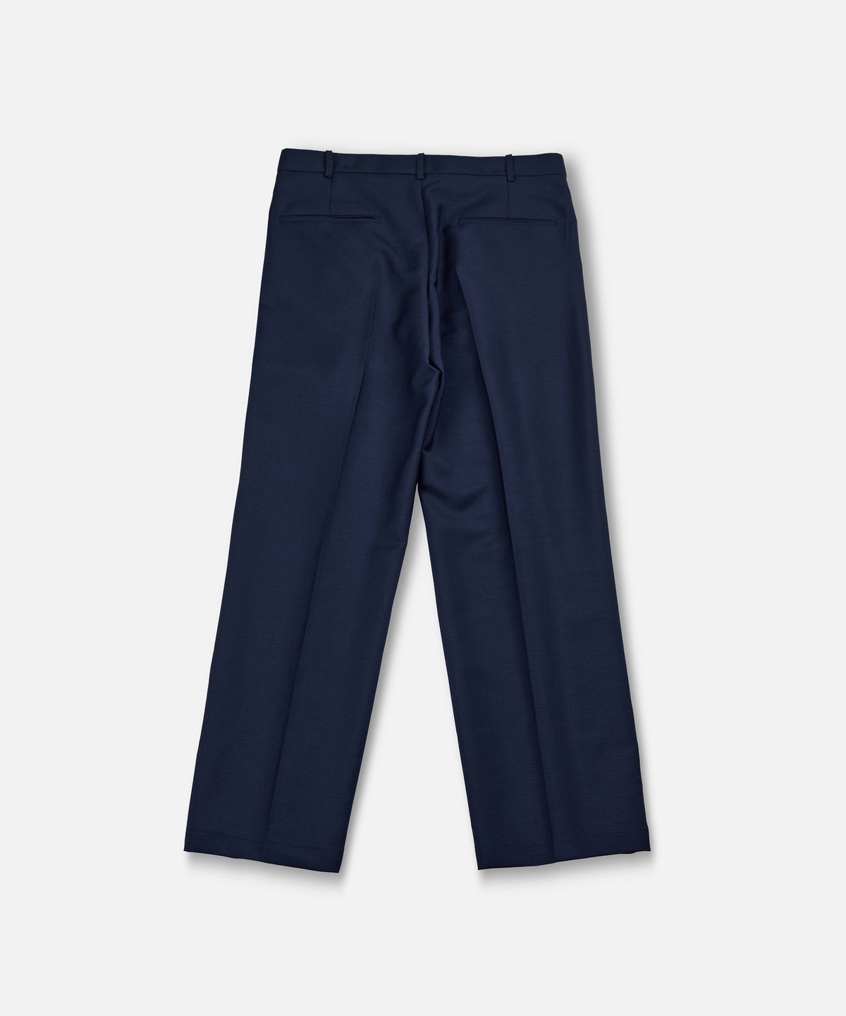 워드로브 스탠다드(WARDROBE STANDARD) FRESCO WOOL TWO TUCK PANTS NAVY