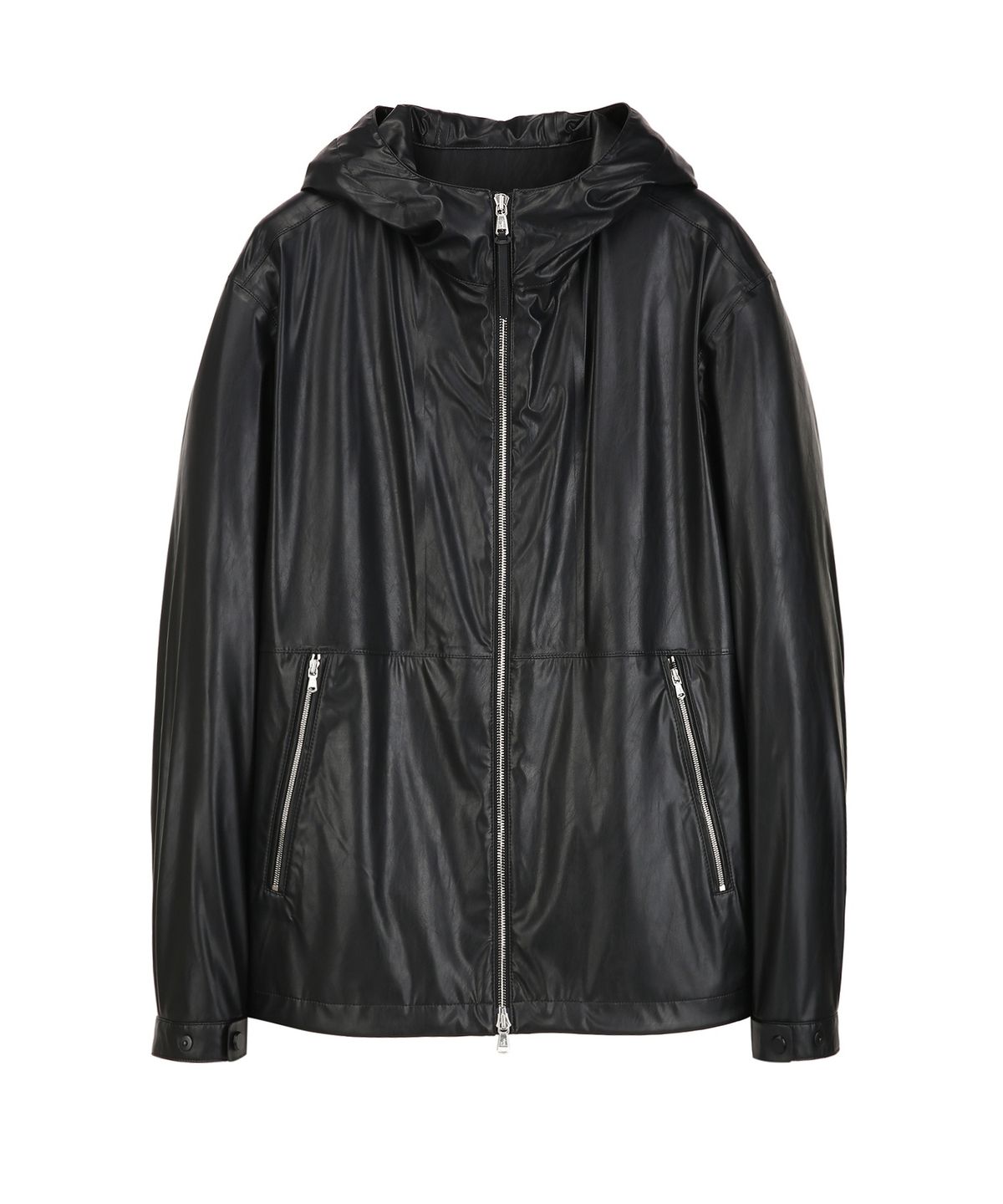질스튜어트뉴욕 맨(JILLSTUART NEWYORK MEN) 윈드실드 후드점퍼 - 블랙 (JNJU6C105BK)