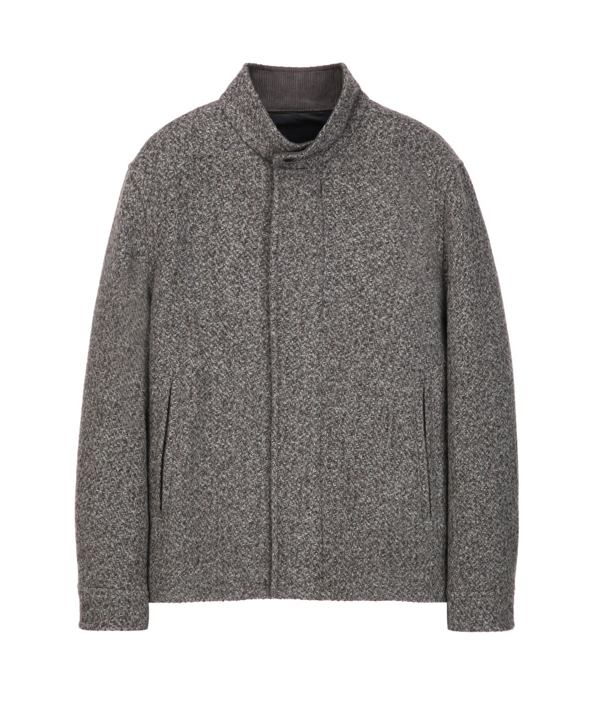 질스튜어트뉴욕 맨(JILLSTUART NEWYORK MEN) [BACCI] 밴드넥 점퍼 - 라이트그레이 (JNJU6D200G1)