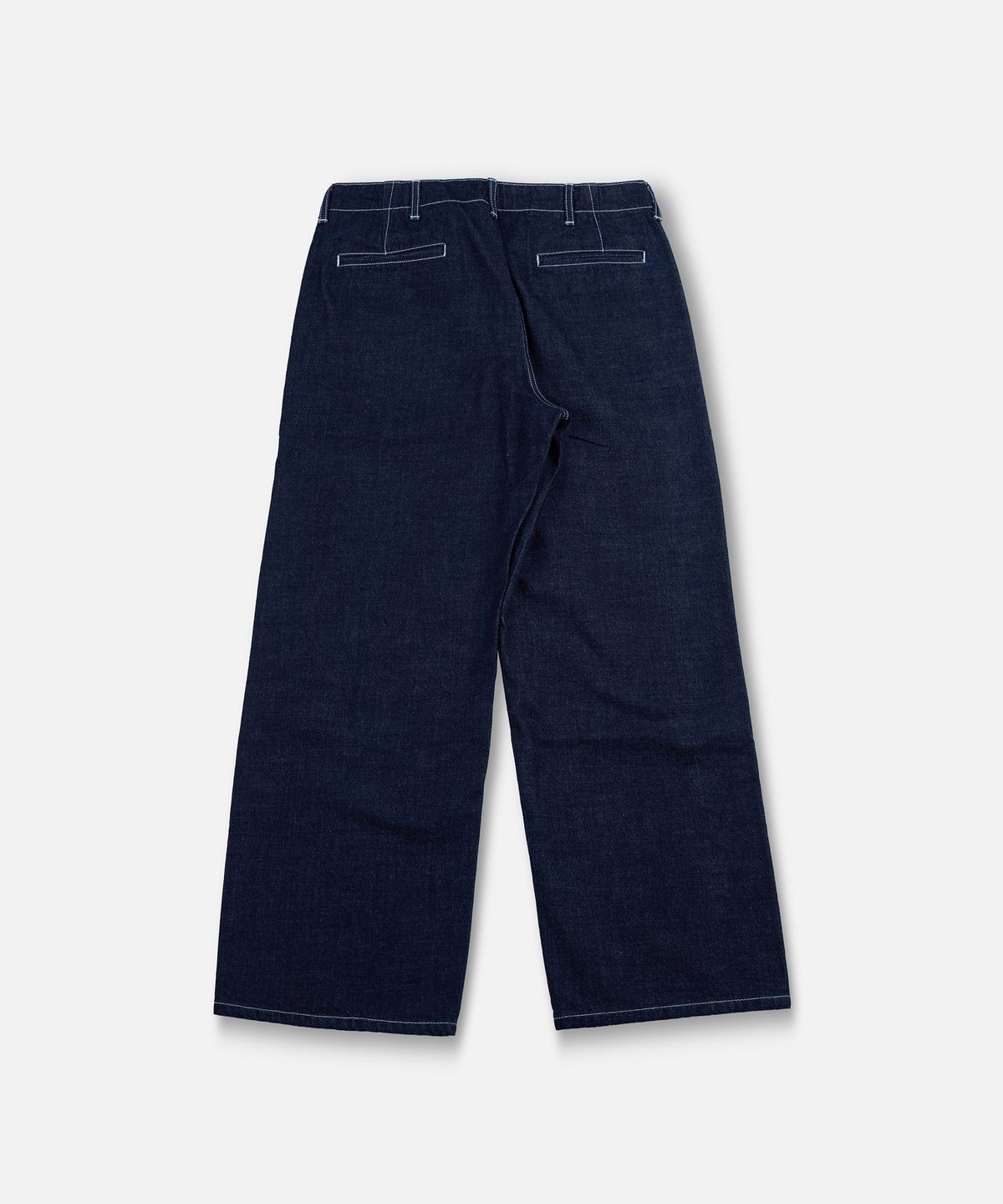 워드로브 스탠다드(WARDROBE STANDARD) SELVEDGE DENIM OFFICER PANTS ONE WASH (LONG)