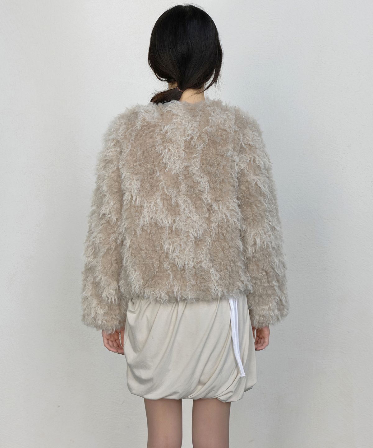 플레어업(FLAREUP) Fur Jacket (FL-046_Curly Brown)