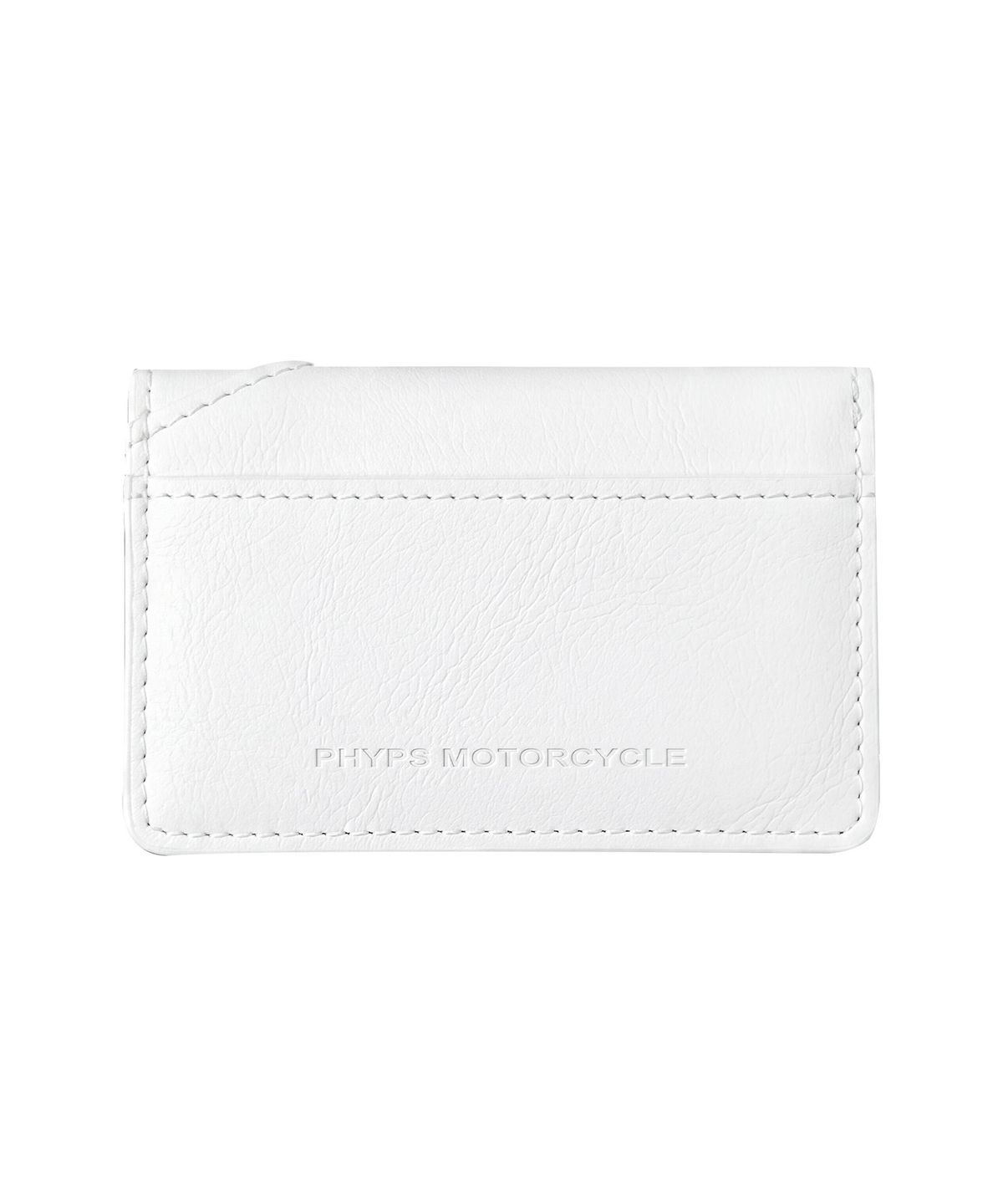 핍스 모터사이클(PHYPS MOTORCYCLE) Back Label Wallet Ivory