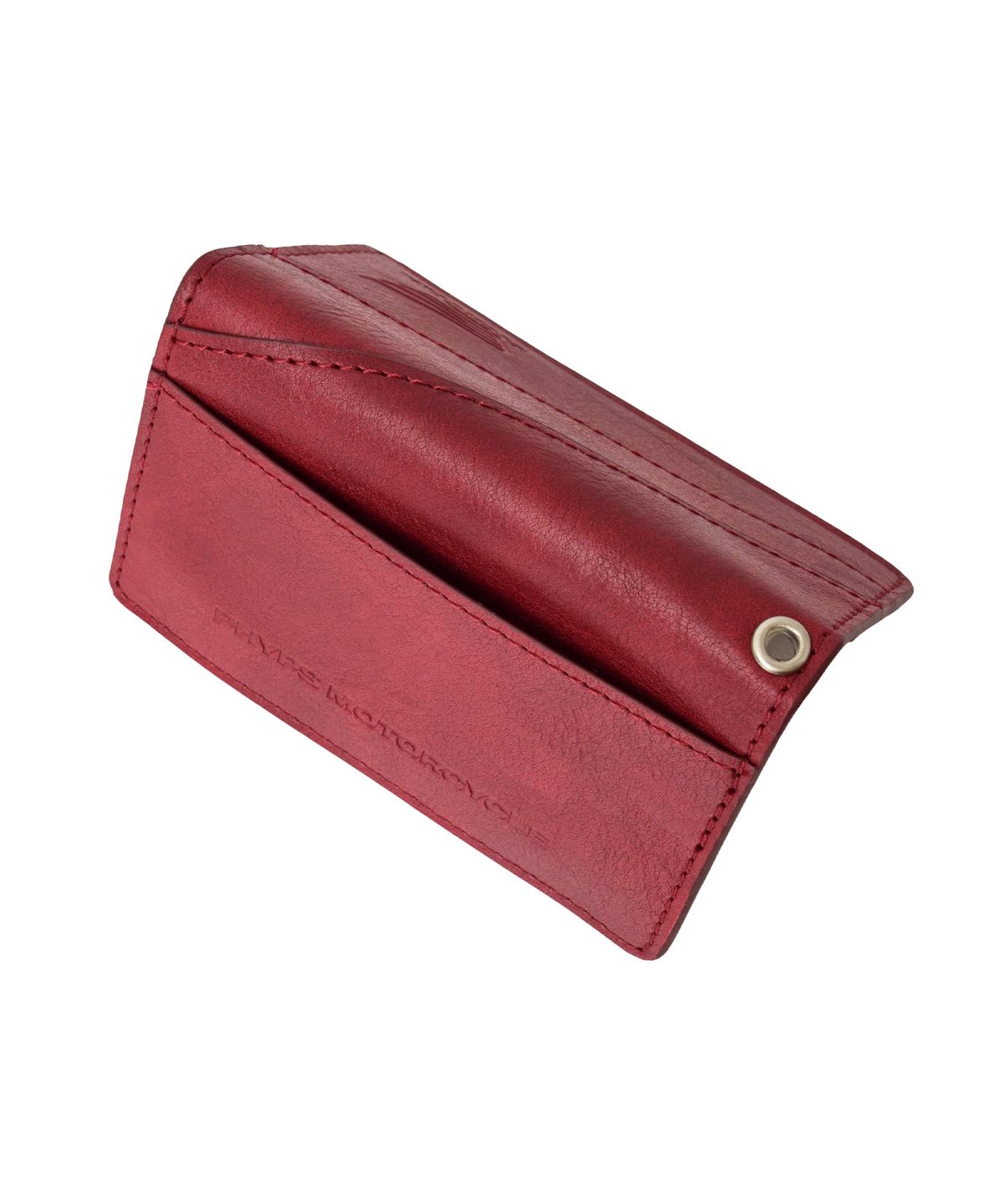 핍스 모터사이클(PHYPS MOTORCYCLE) Back Label Wallet Red