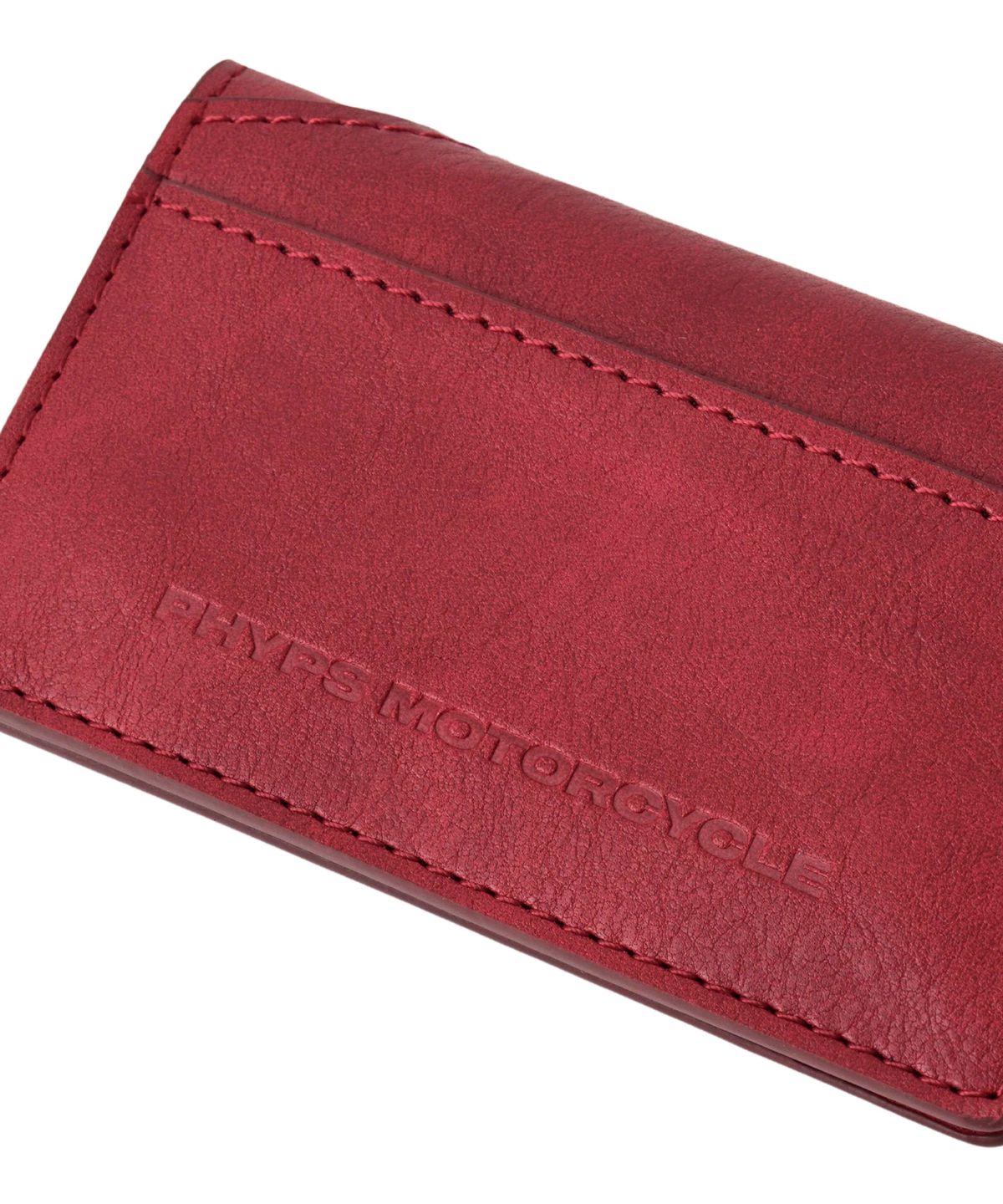 핍스 모터사이클(PHYPS MOTORCYCLE) Back Label Wallet Red