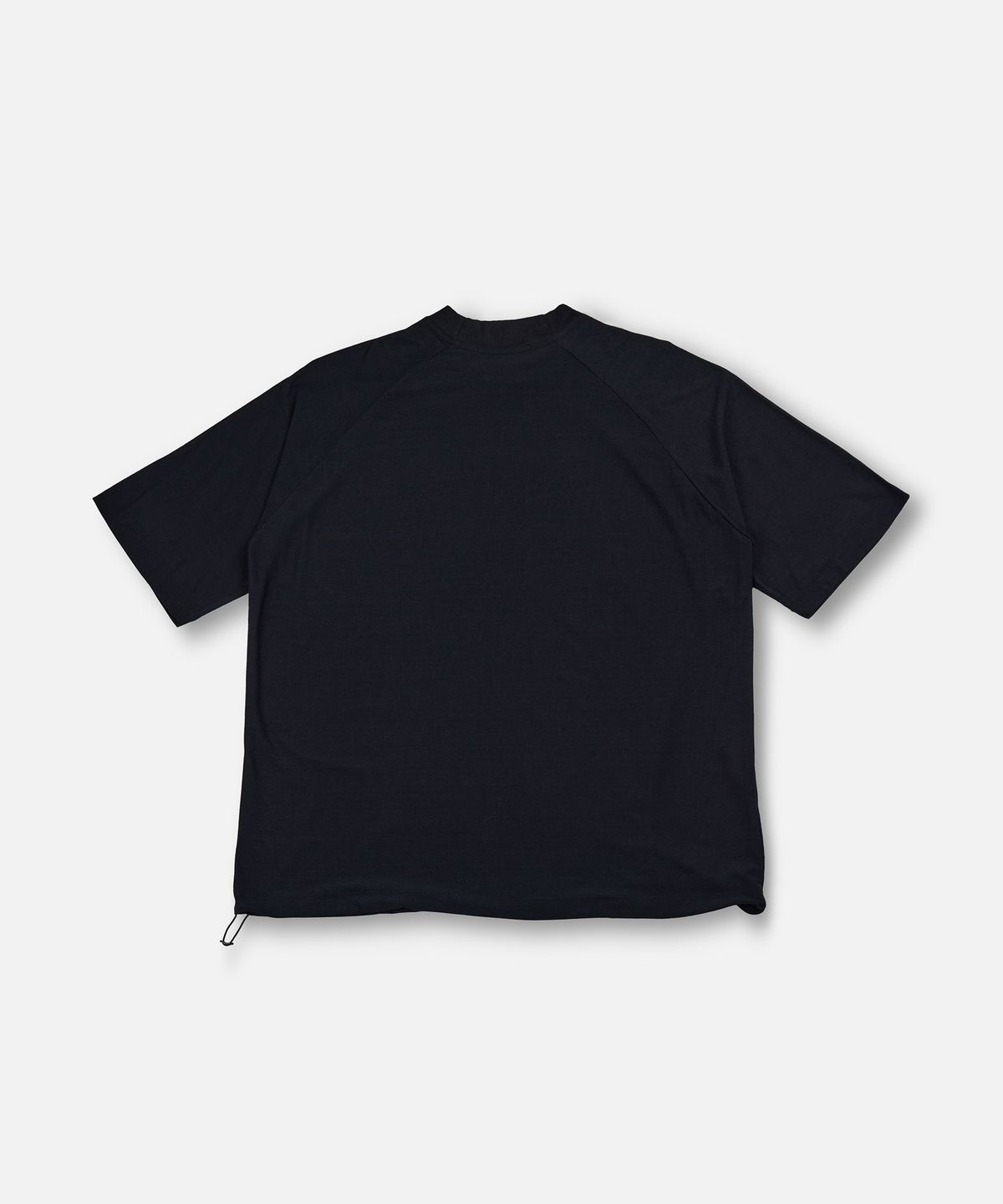 워드로브 스탠다드(WARDROBE STANDARD) TECH WOOL T-SHIRT BLACK