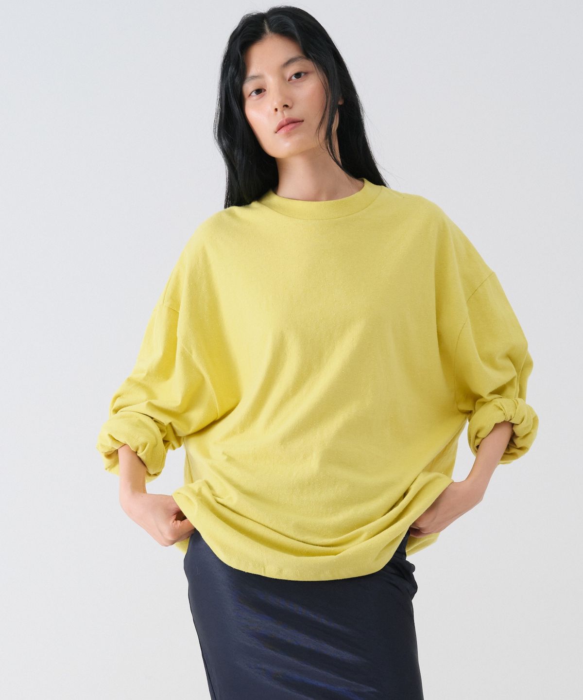 센토르(CENTAUR.KR) NEP OVERSIZE LONG SLEEVE_MUSTARD