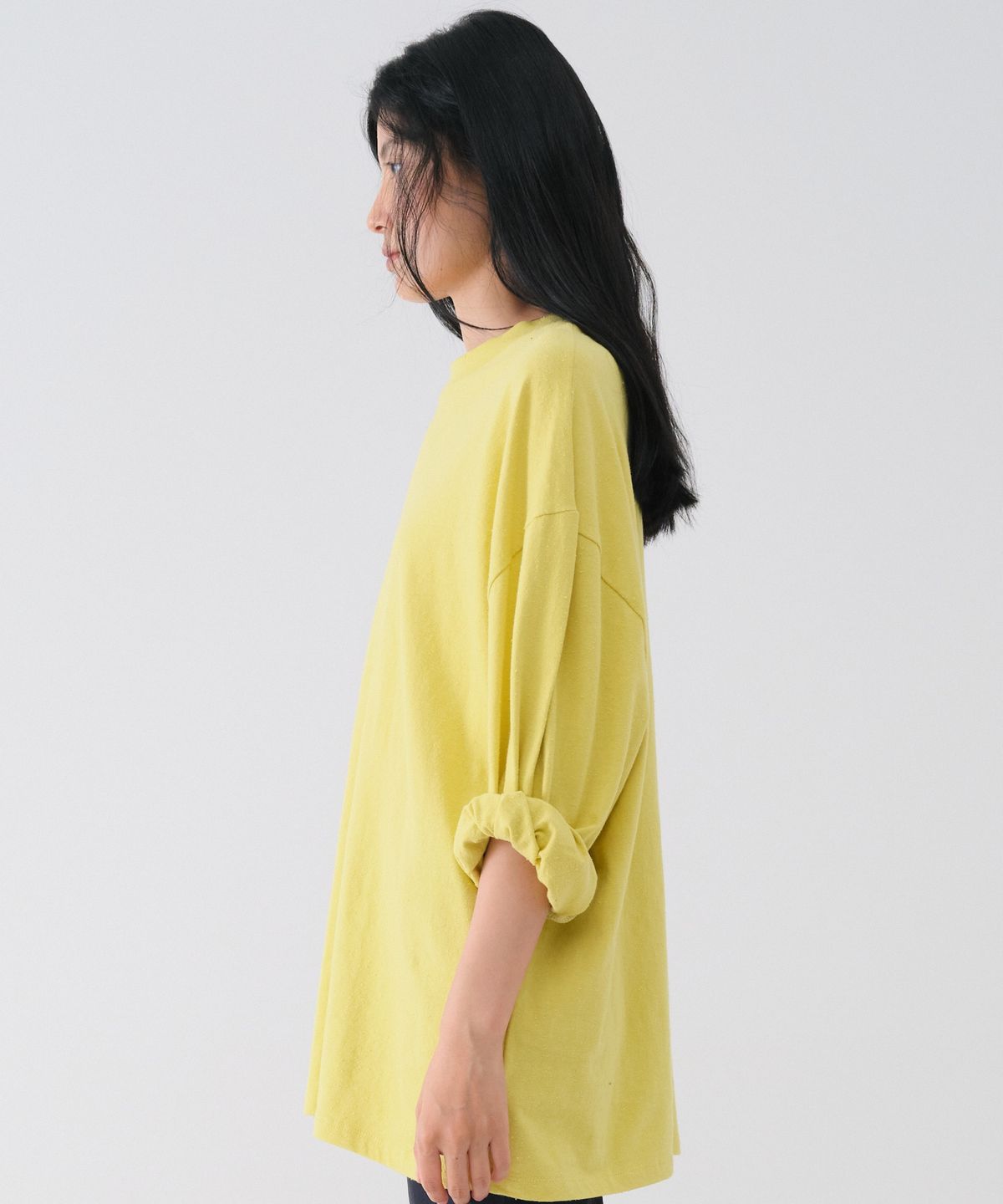 센토르(CENTAUR.KR) NEP OVERSIZE LONG SLEEVE_MUSTARD