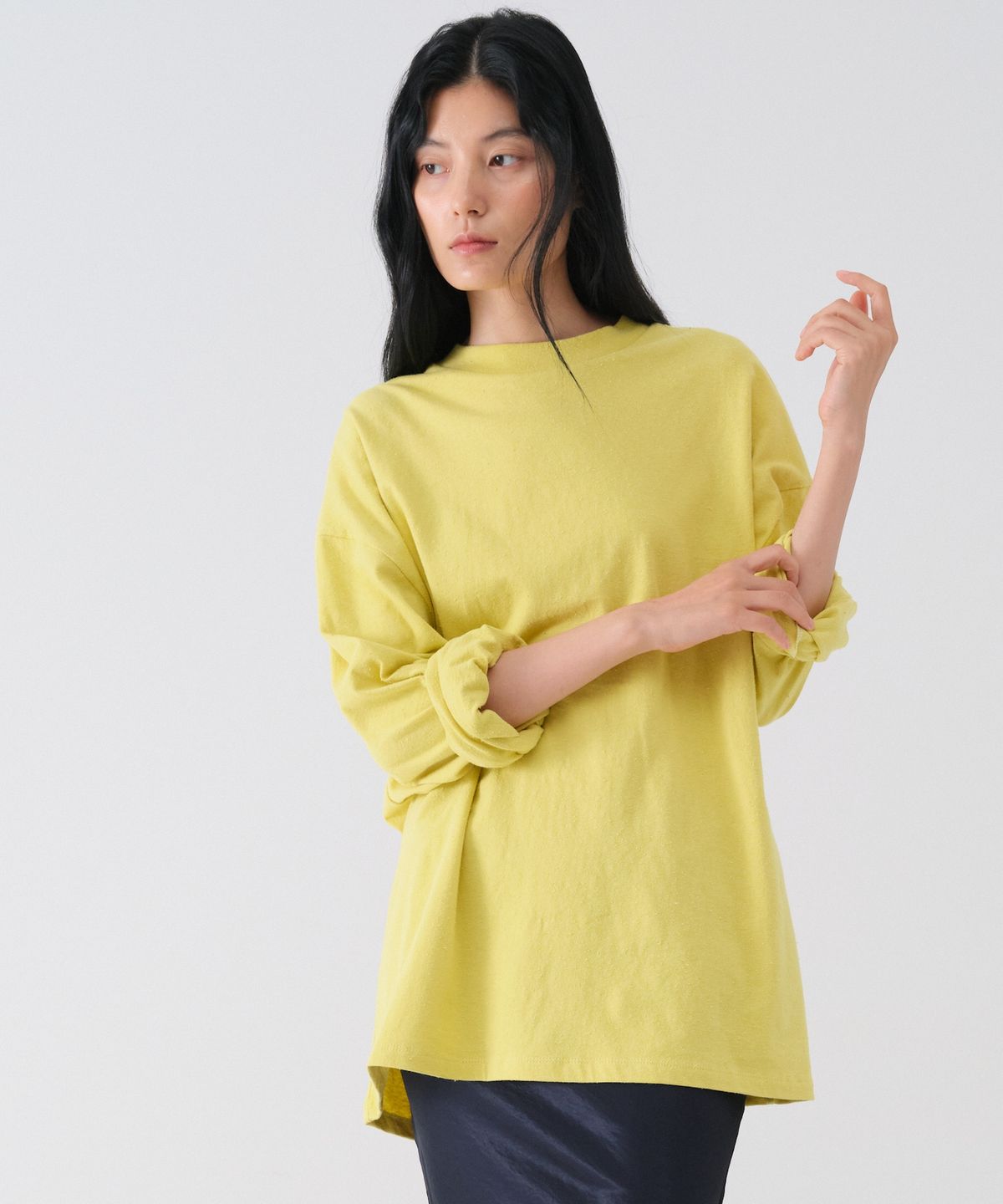 센토르(CENTAUR.KR) NEP OVERSIZE LONG SLEEVE_MUSTARD