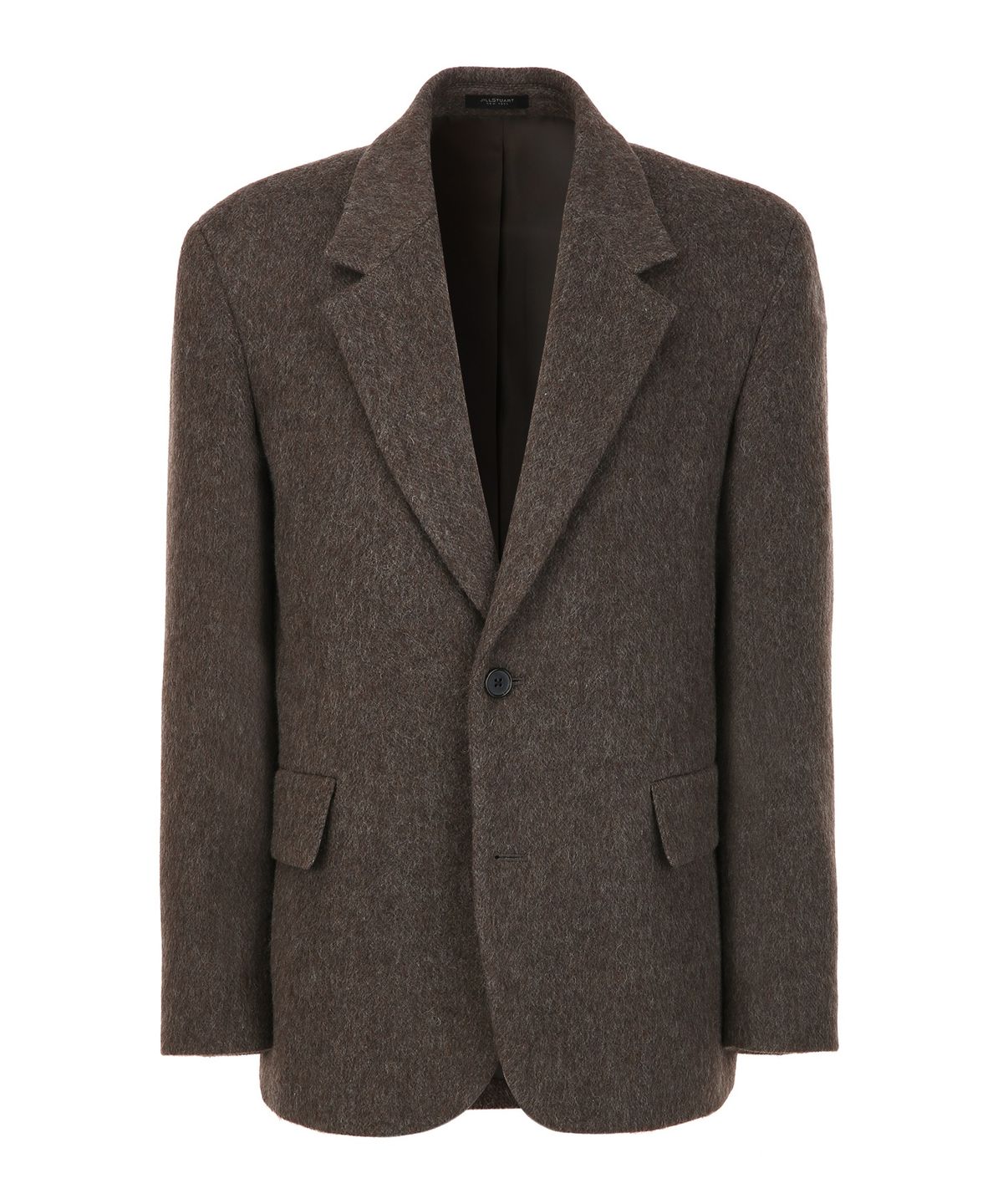 질스튜어트뉴욕 맨(JILLSTUART NEWYORK MEN) 헤어리 터치 헤링본 오버핏 자켓 - 브라운 (JNJA6D201W2)