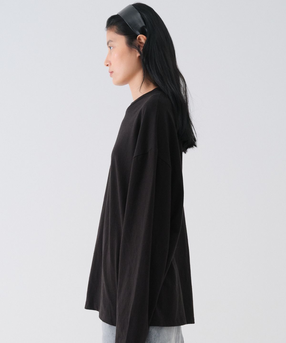 센토르(CENTAUR.KR) NEP OVERSIZE LONG SLEEVE_BLACK