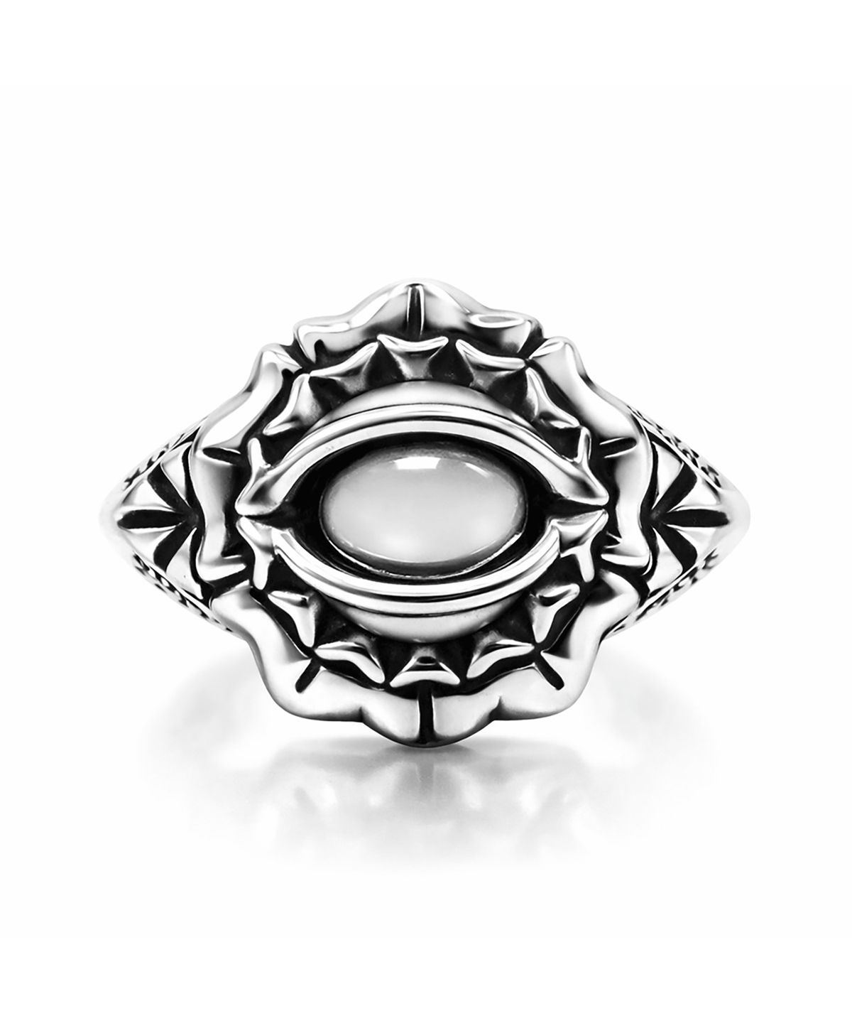 어나니머스아티즌(ANONYMOUS ARTISAN) Still Eyes On Flower Ring
