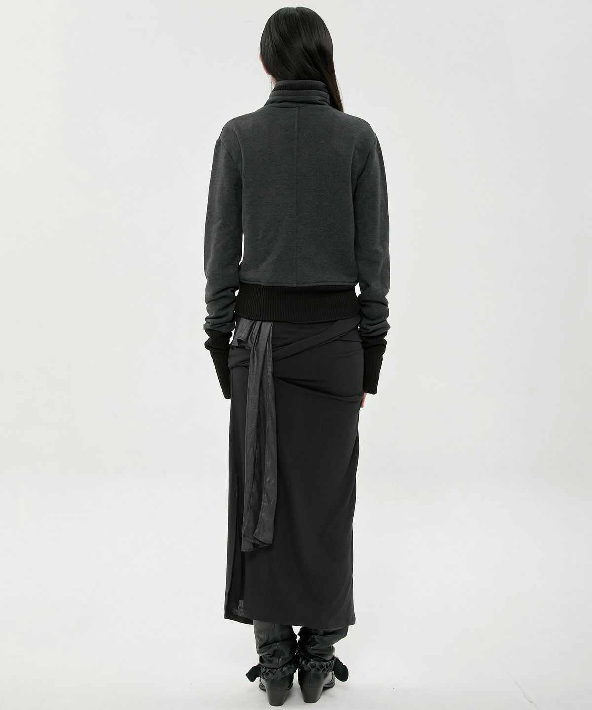 플레어업(FLAREUP) Structured Zip Jacket (FL-055_Charcoal)