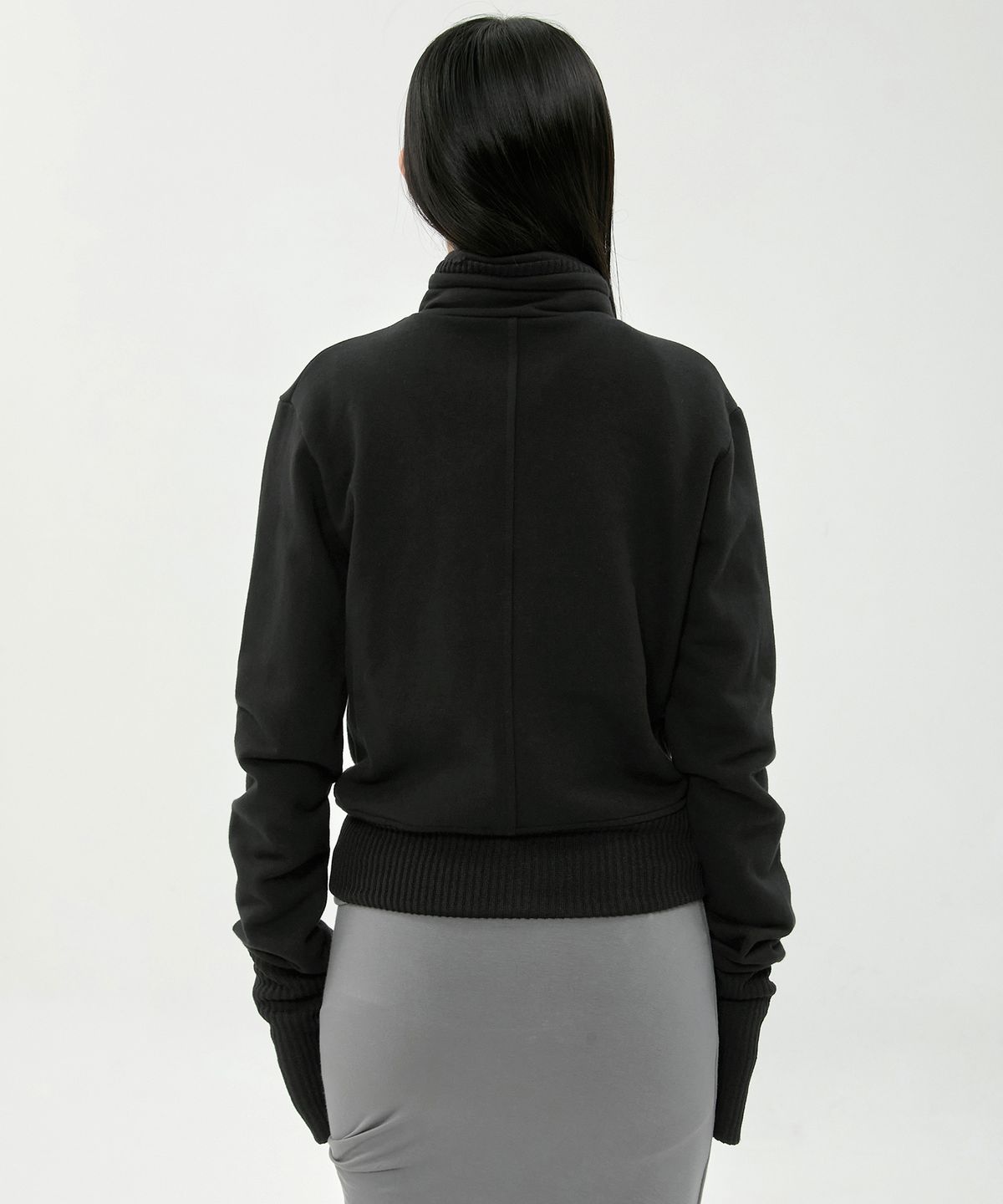 플레어업(FLAREUP) Structured Zip Jacket (FL-055_Black)
