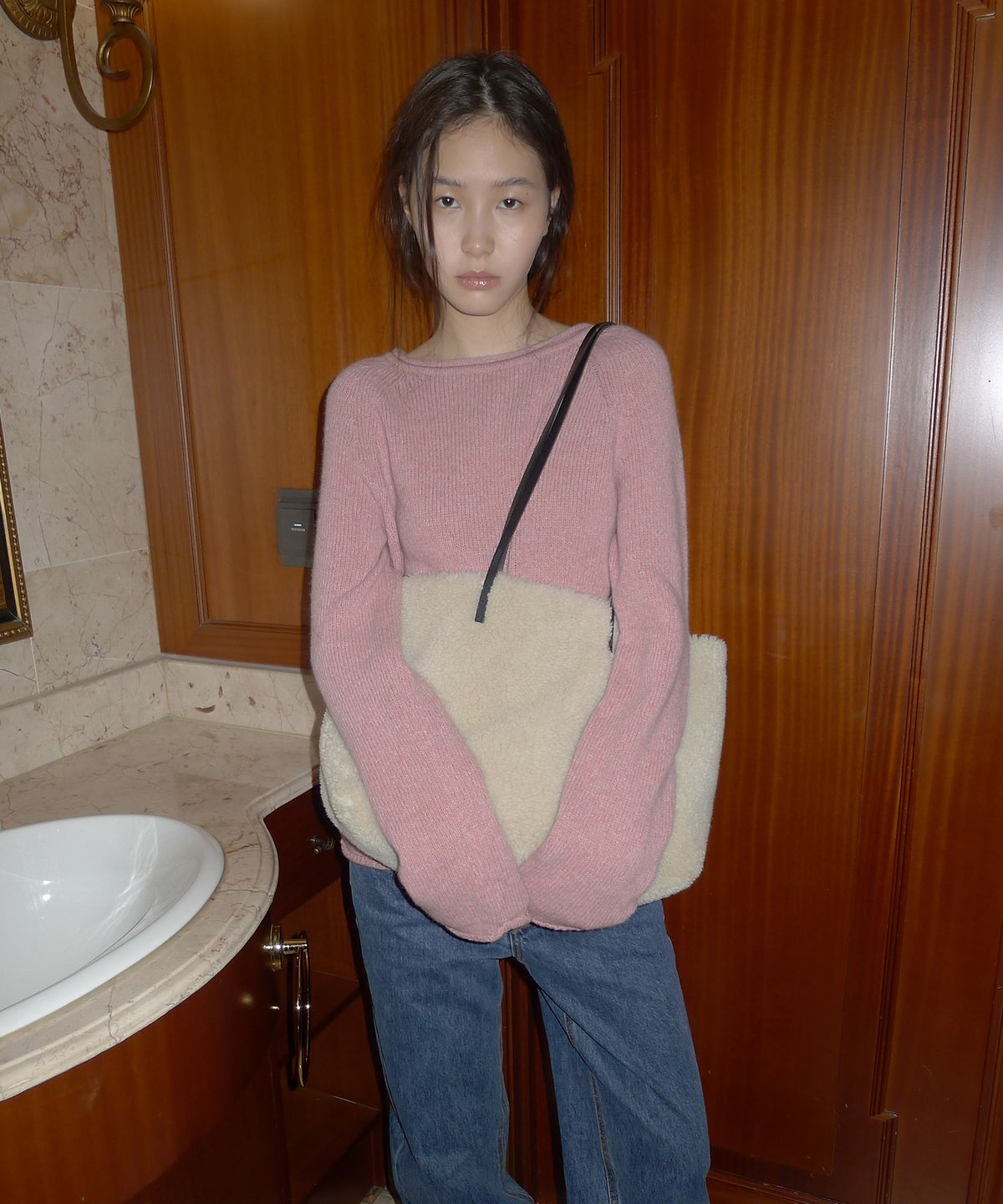 108파운드(108POUND) Lilly Raglan Knit_Pink