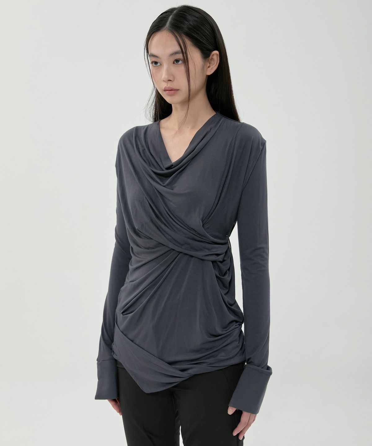 플레어업(FLAREUP) Miya Long Sleeve (FL-195_Charcoal)
