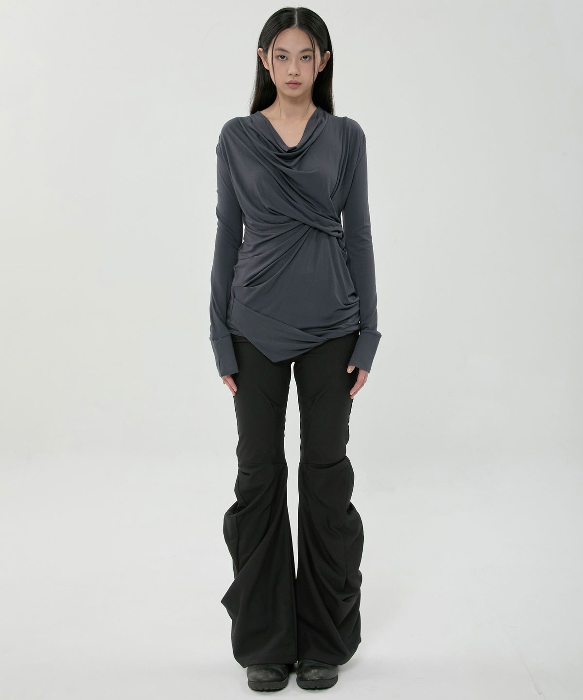 플레어업(FLAREUP) Miya Long Sleeve (FL-195_Charcoal)