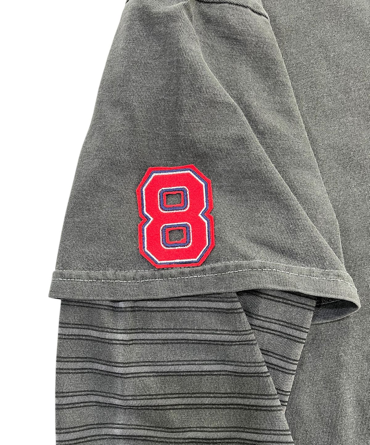 스케이터락(SK8ER ROCK) 8 Flag Pigment Layered T-Shirt (Charcoal)