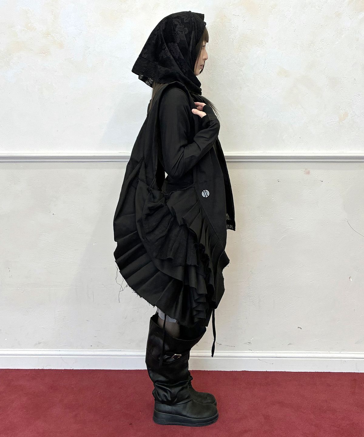 플레어업(FLAREUP) 3.Draped Bag (FL-748_Black)