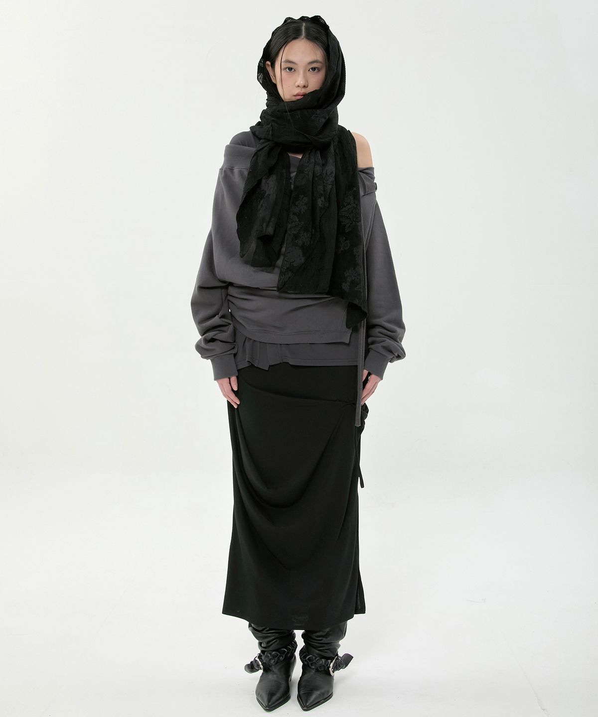 플레어업(FLAREUP) Structured Muffler (FL-749_Black)