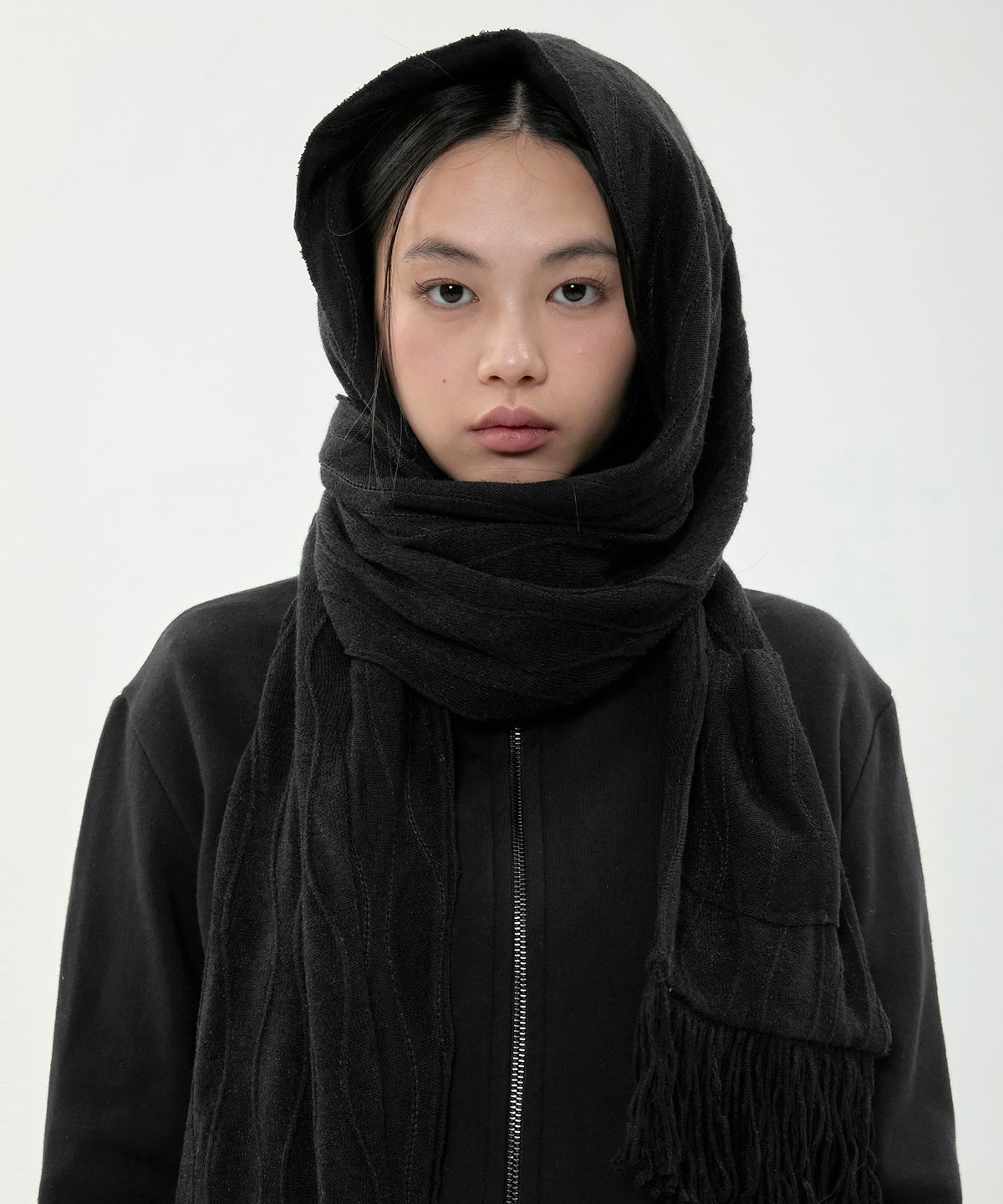 플레어업(FLAREUP) Hoodie Muffler (FL-750_Black)