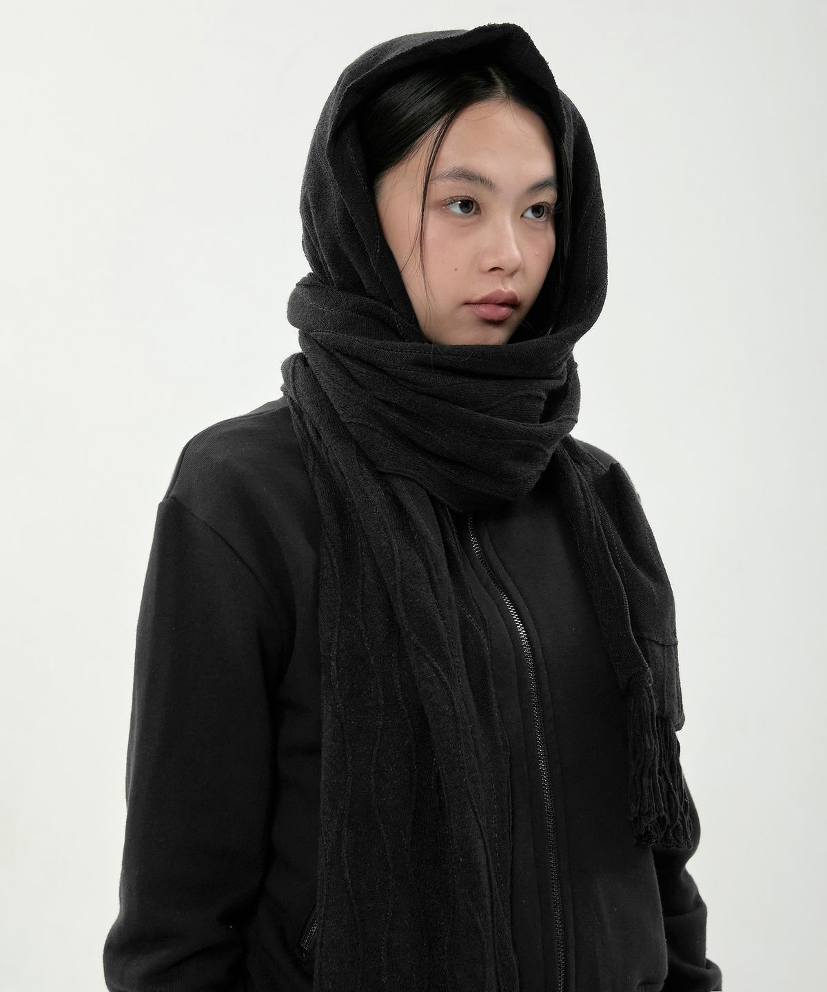 플레어업(FLAREUP) Hoodie Muffler (FL-750_Black)